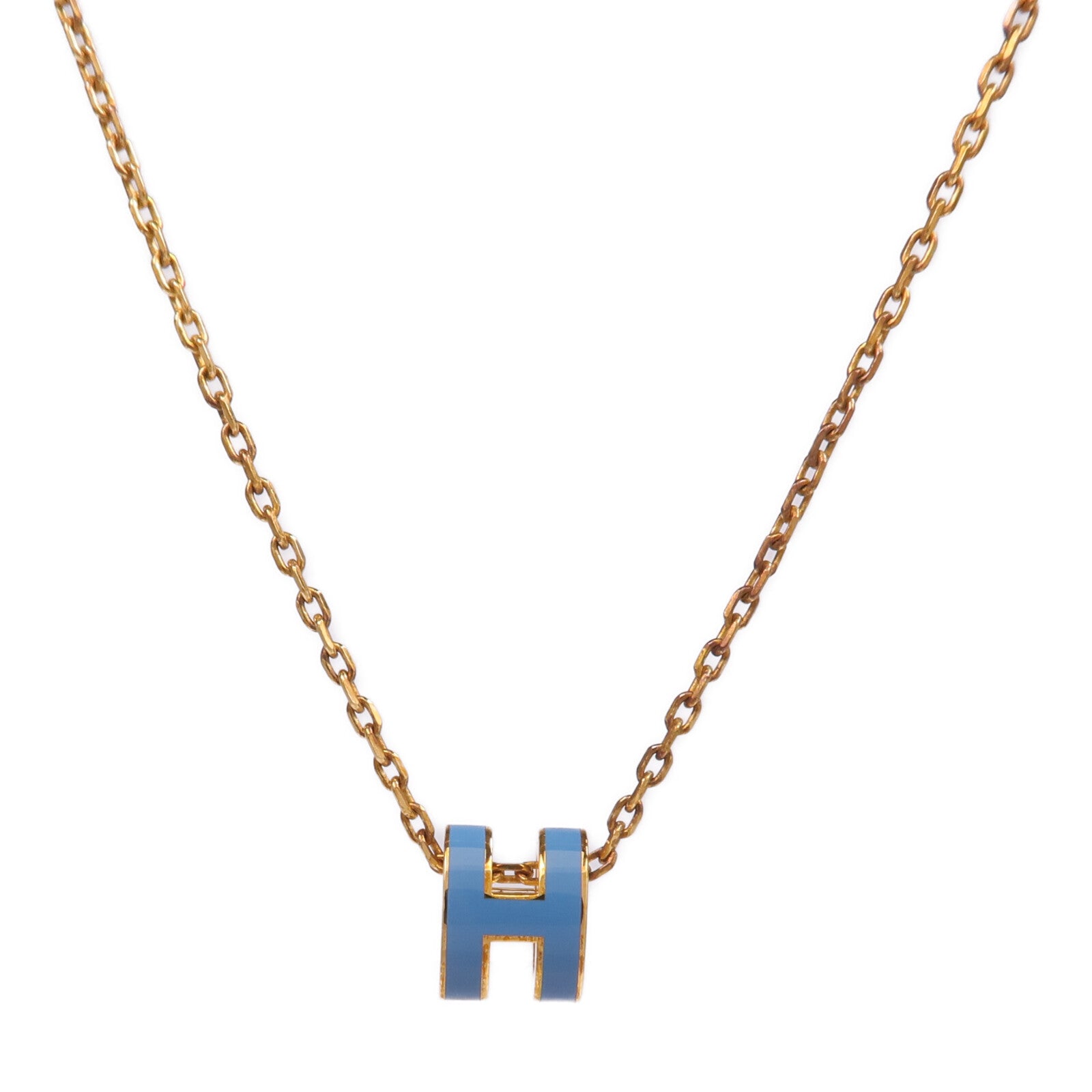 HERMES 金屬Mini Pop H項鍊