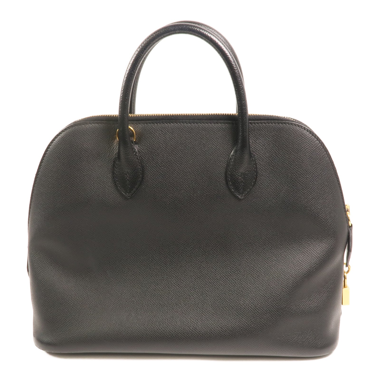 HERMES Epsom皮革Bolide1923 30金扣手挽肩背兩用袋Noir