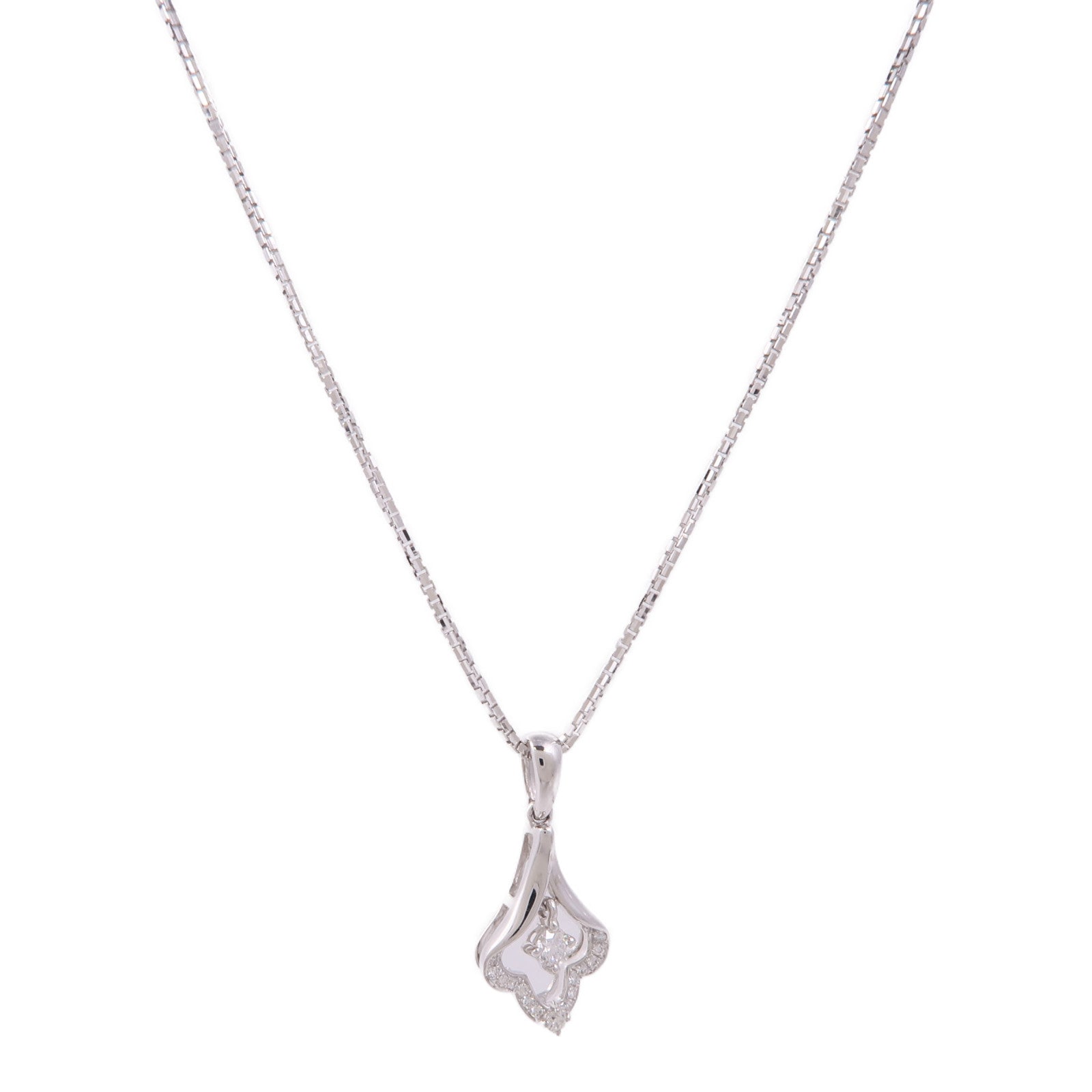 JEWELRY 【激減優惠】18K白金Diamond Necklace鑽石項鍊