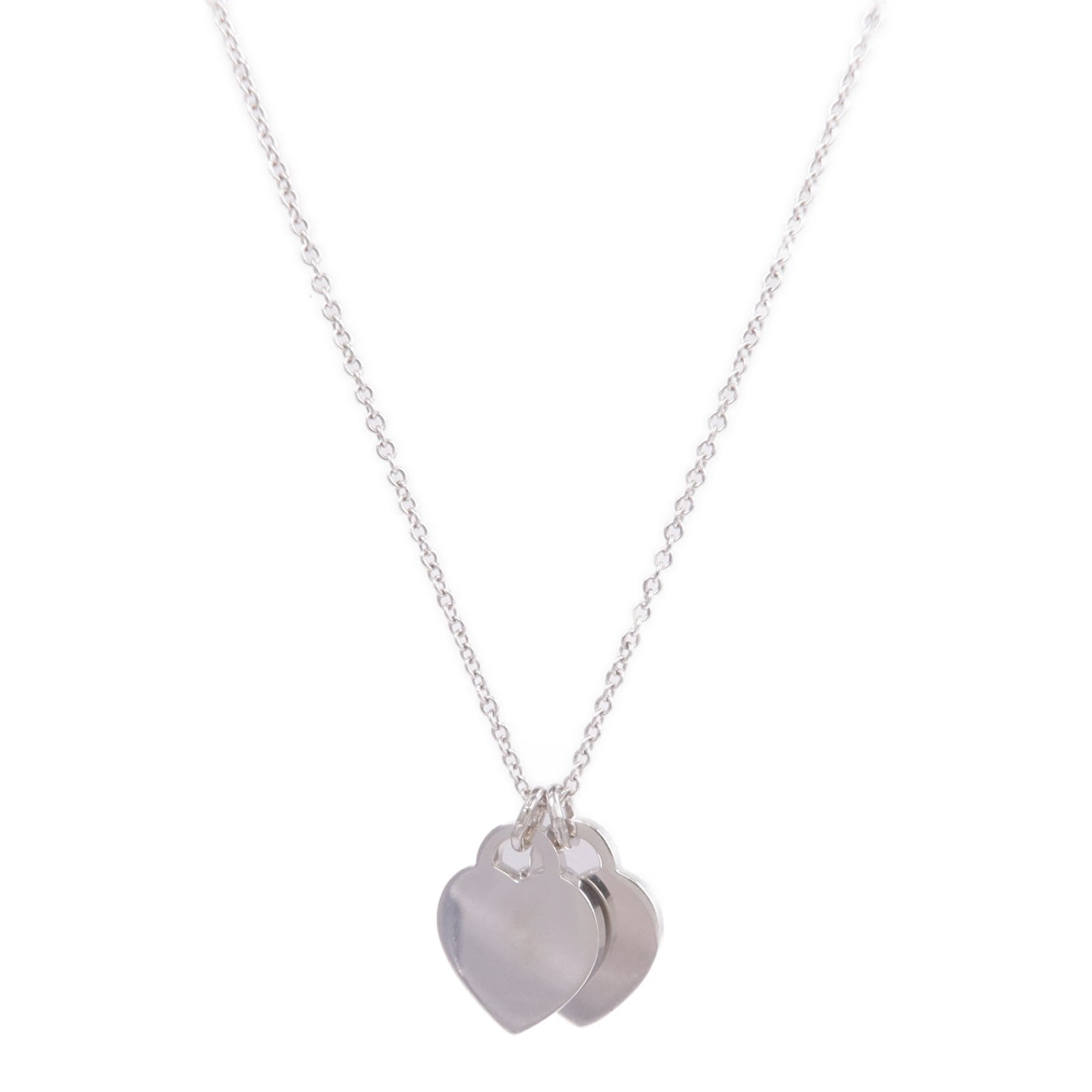 TIFFANY&CO 18K白金Return to Tiffany Heart Diamond鑽石項鍊
