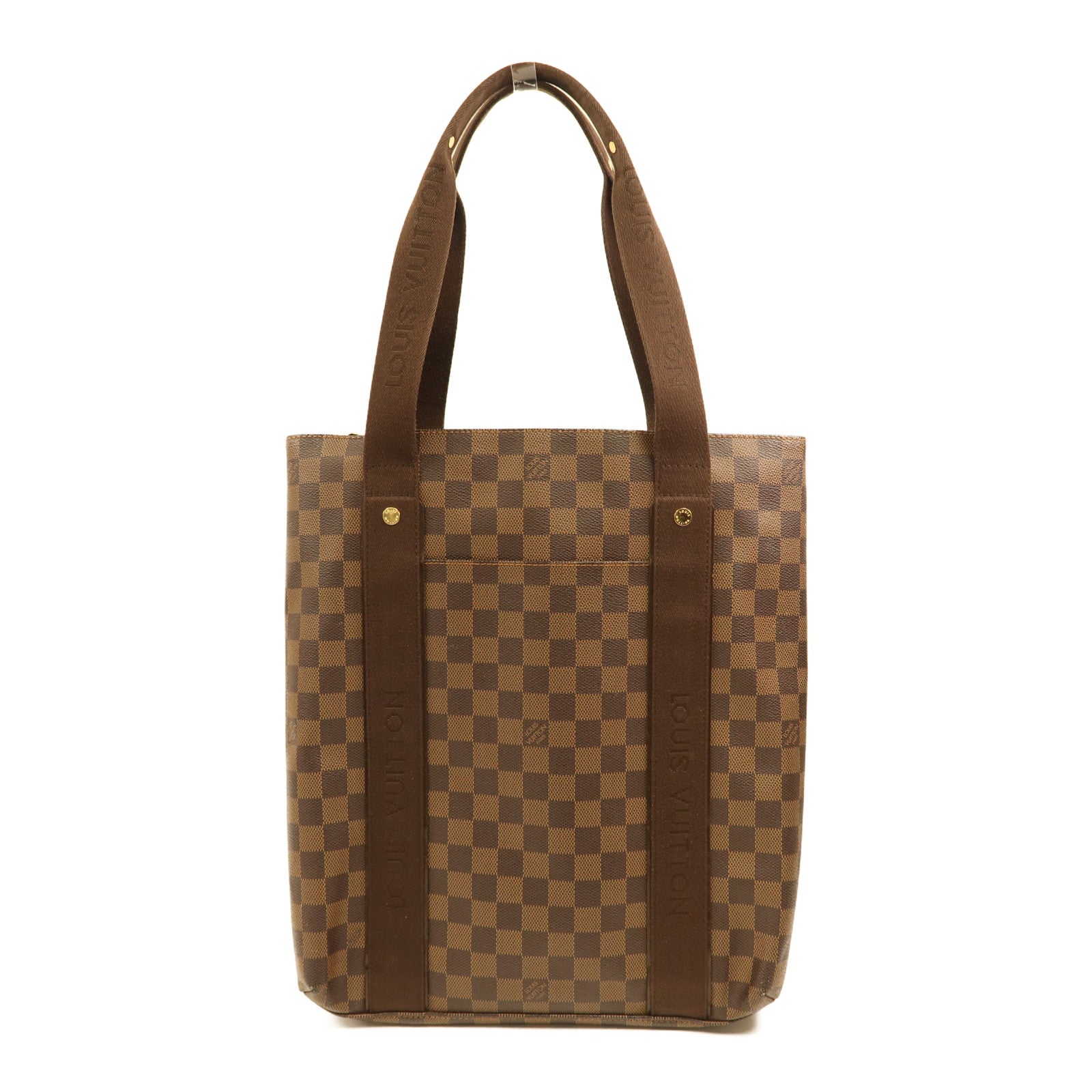 LOUIS VUITTON 【激減優惠】Damier Ebene Beaubourg金扣手挽袋啡色