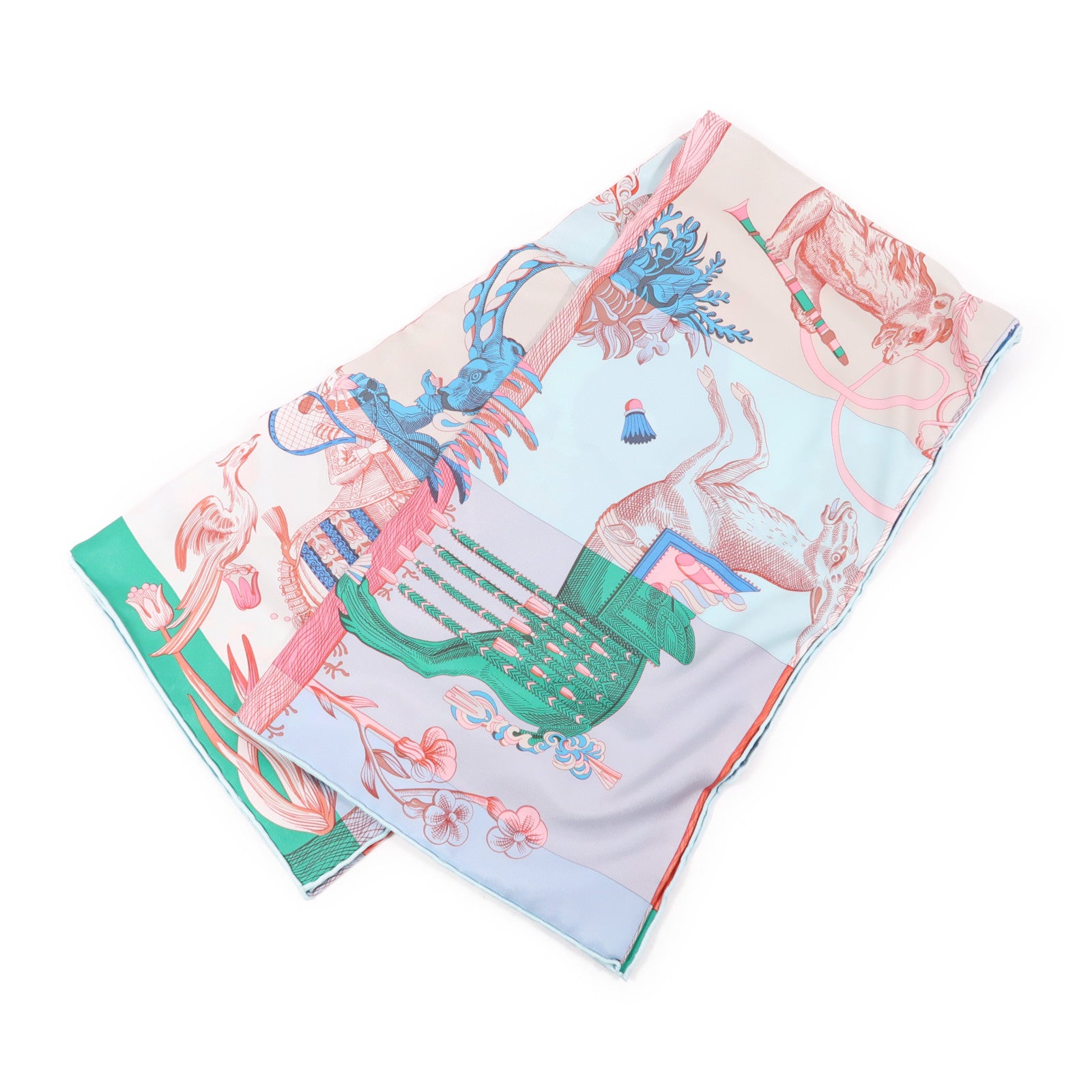 HERMES 【激減優惠】絲質Scarf 90X90絲巾