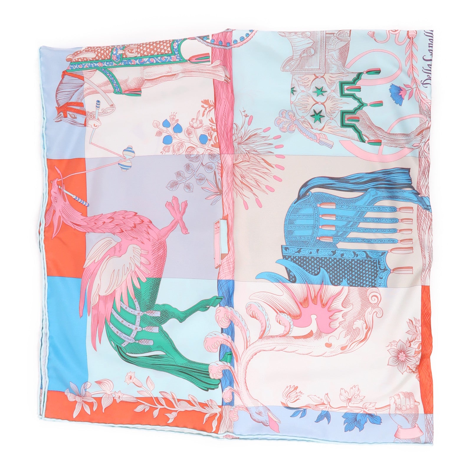 HERMES 絲質Scarf 90X90絲巾