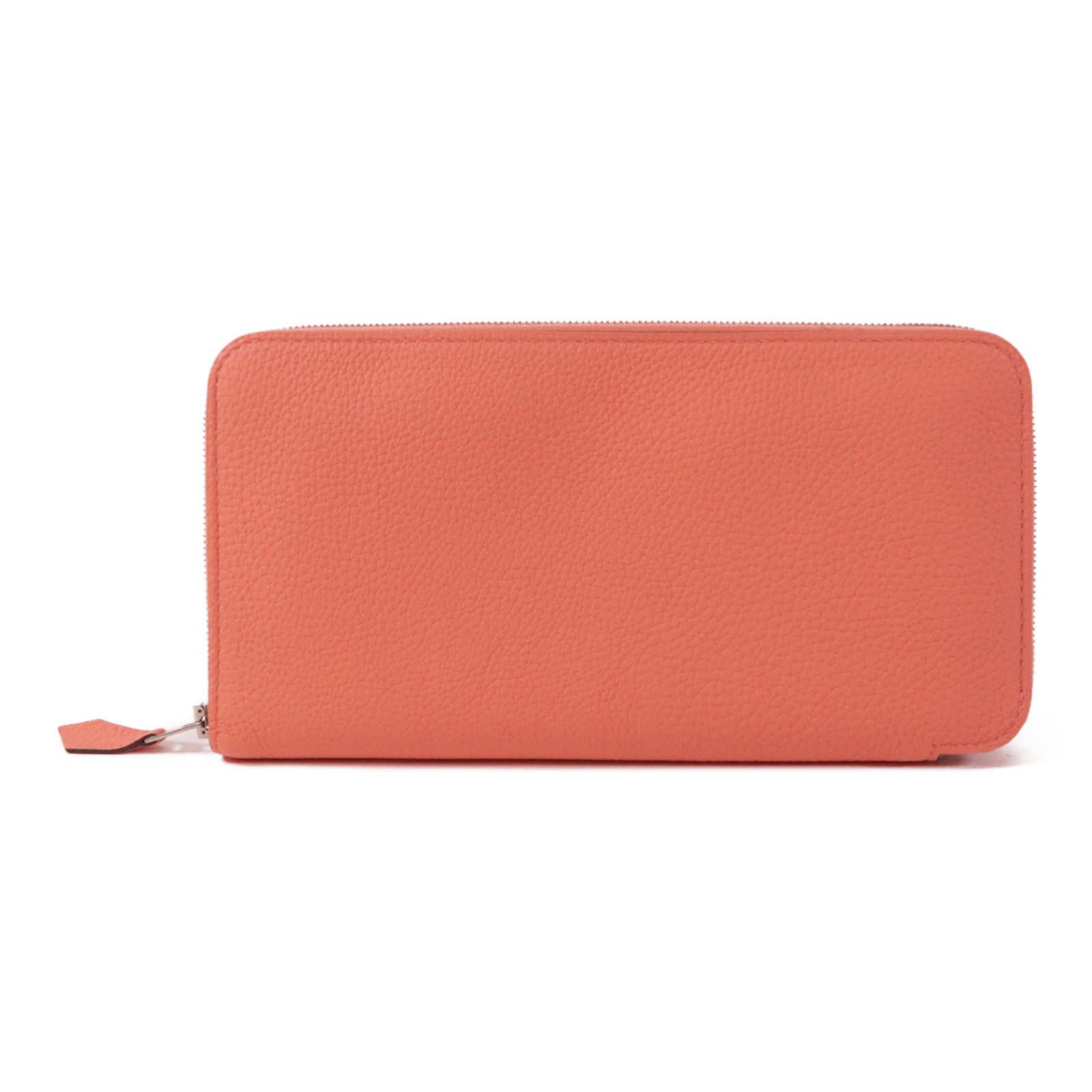 HERMES Togo皮革Azap銀扣長錢包