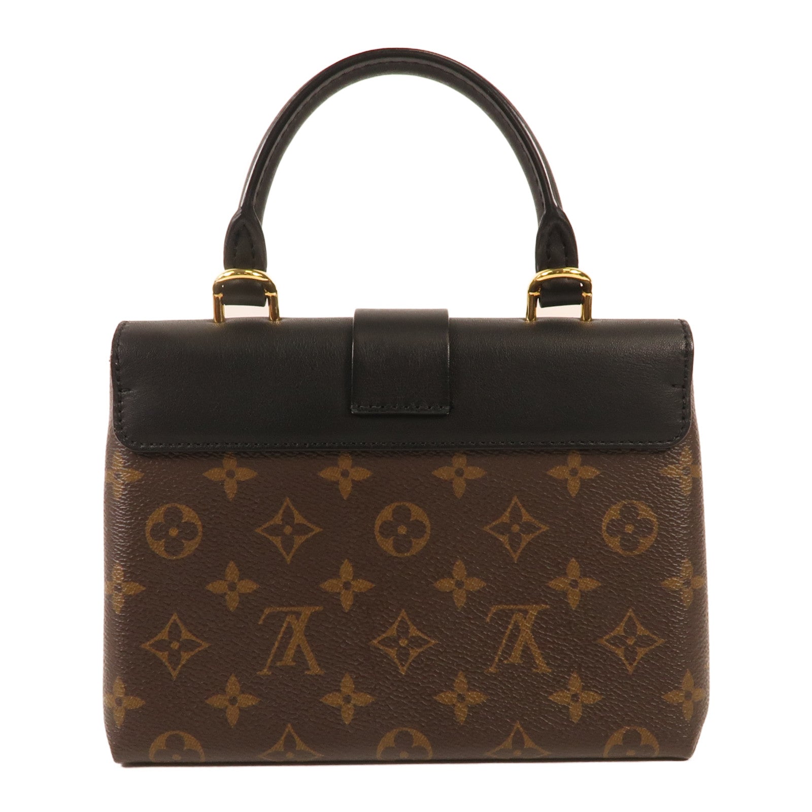 LOUIS VUITTON Monogram Locky BB金扣手挽肩背兩用袋