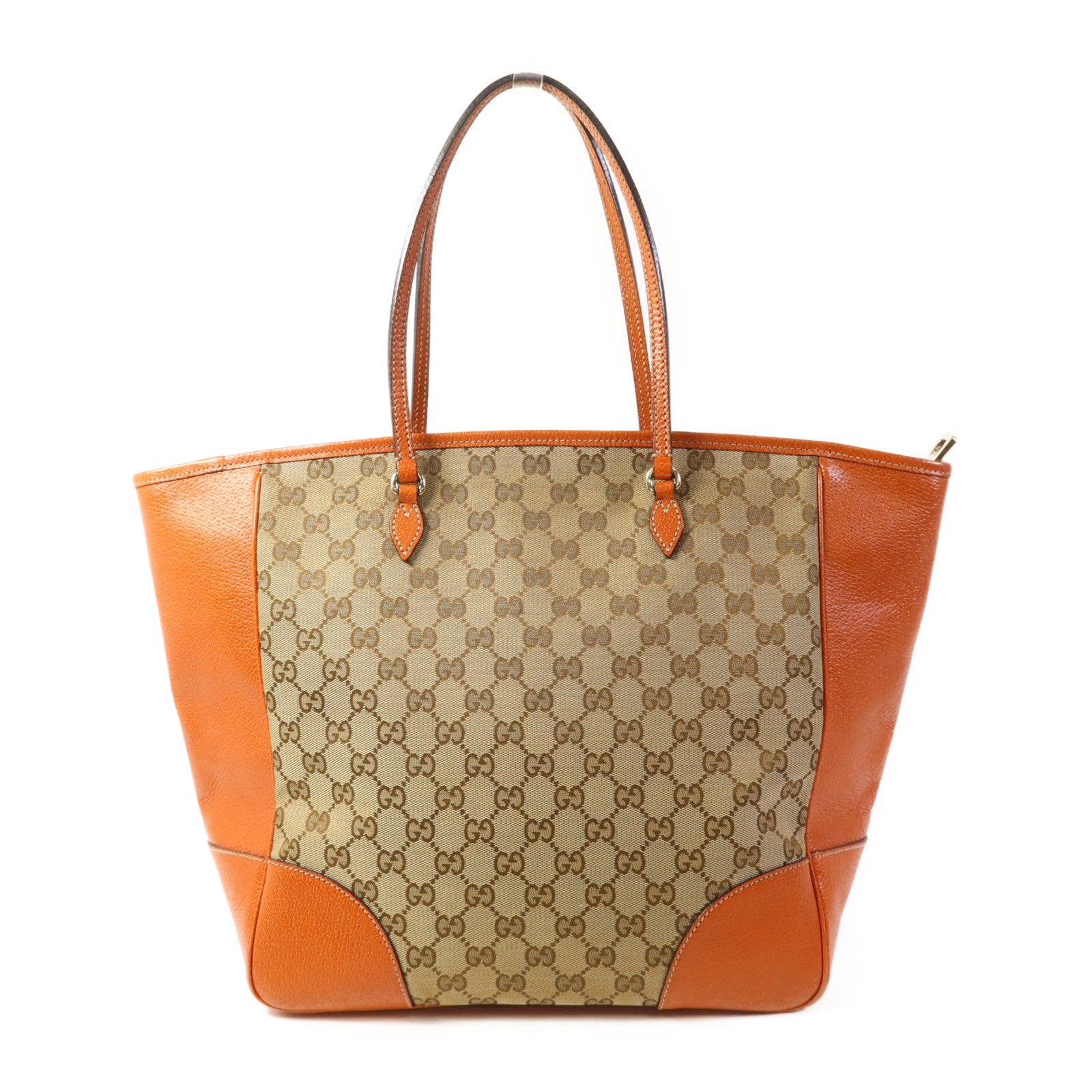 GUCCI 帆布Bree Tote Bag金扣手挽袋