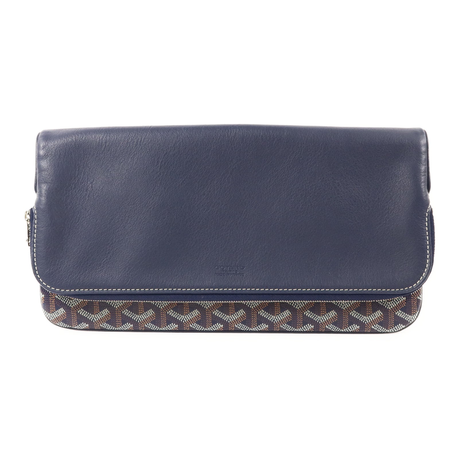 GOYARD 塗層帆布Sainte Marie銀扣手拿包