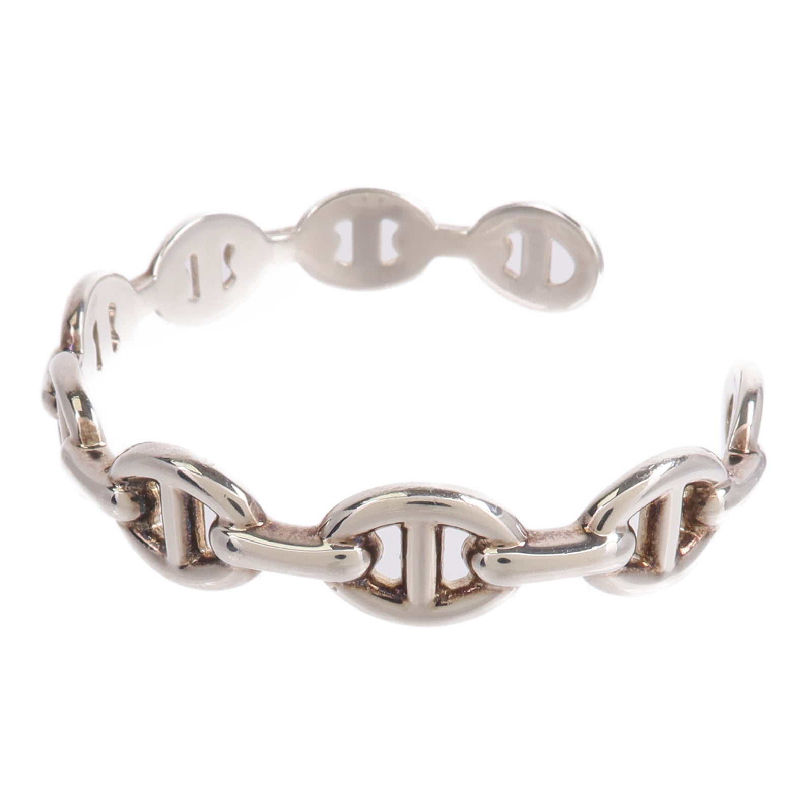 HERMES 925純銀Chaine d'ancre Enchainee Bracelet手鐲