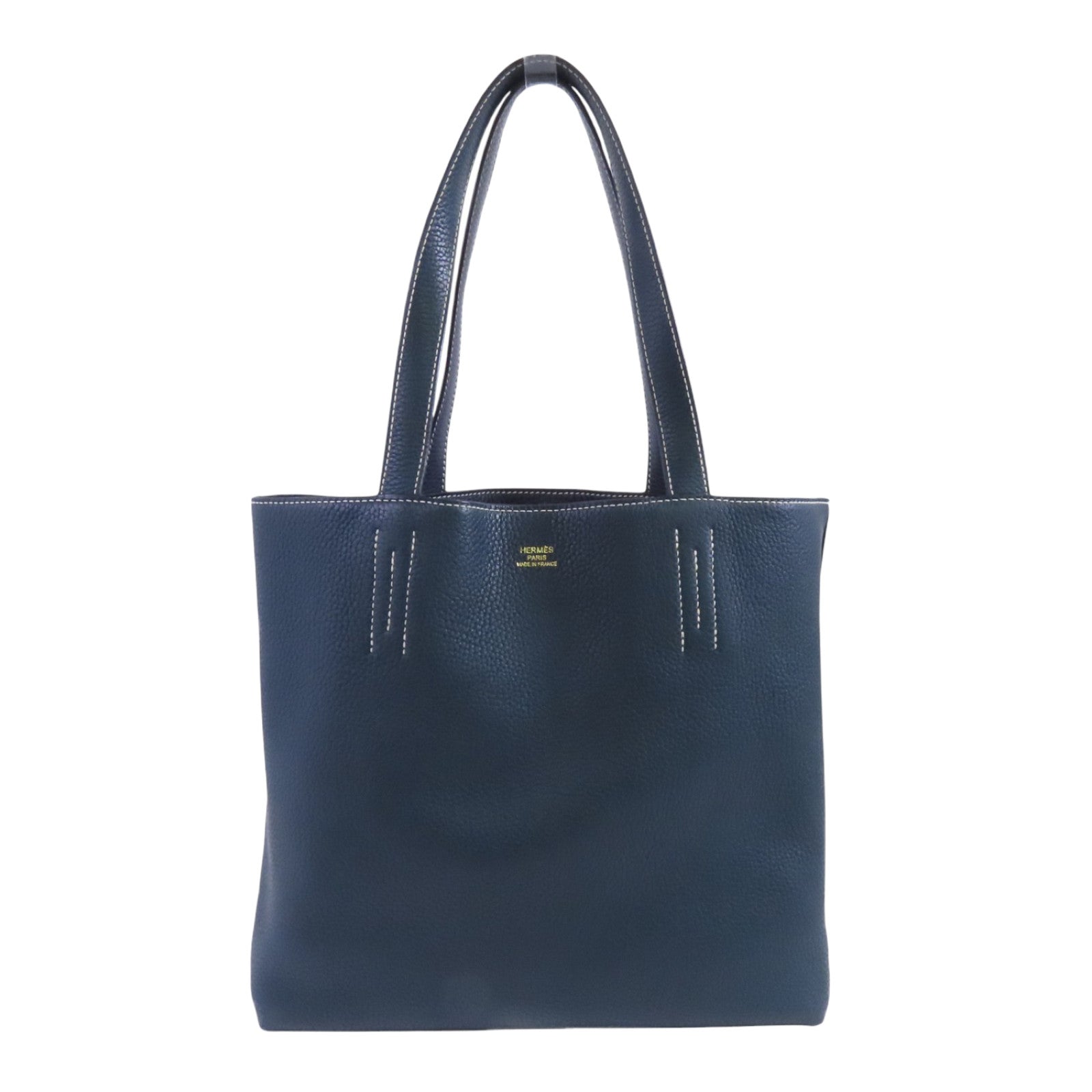 HERMES Clemence皮革Double Sen肩背袋