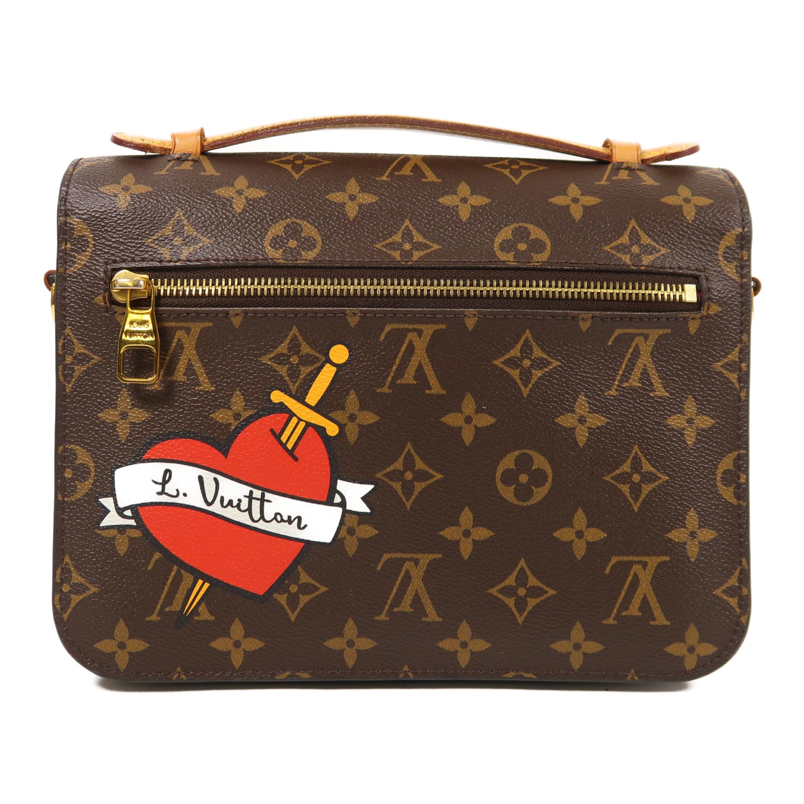 LOUIS VUITTON LV GHW Pochette Metis 2way Bag M43991 Monogram Patches Brown