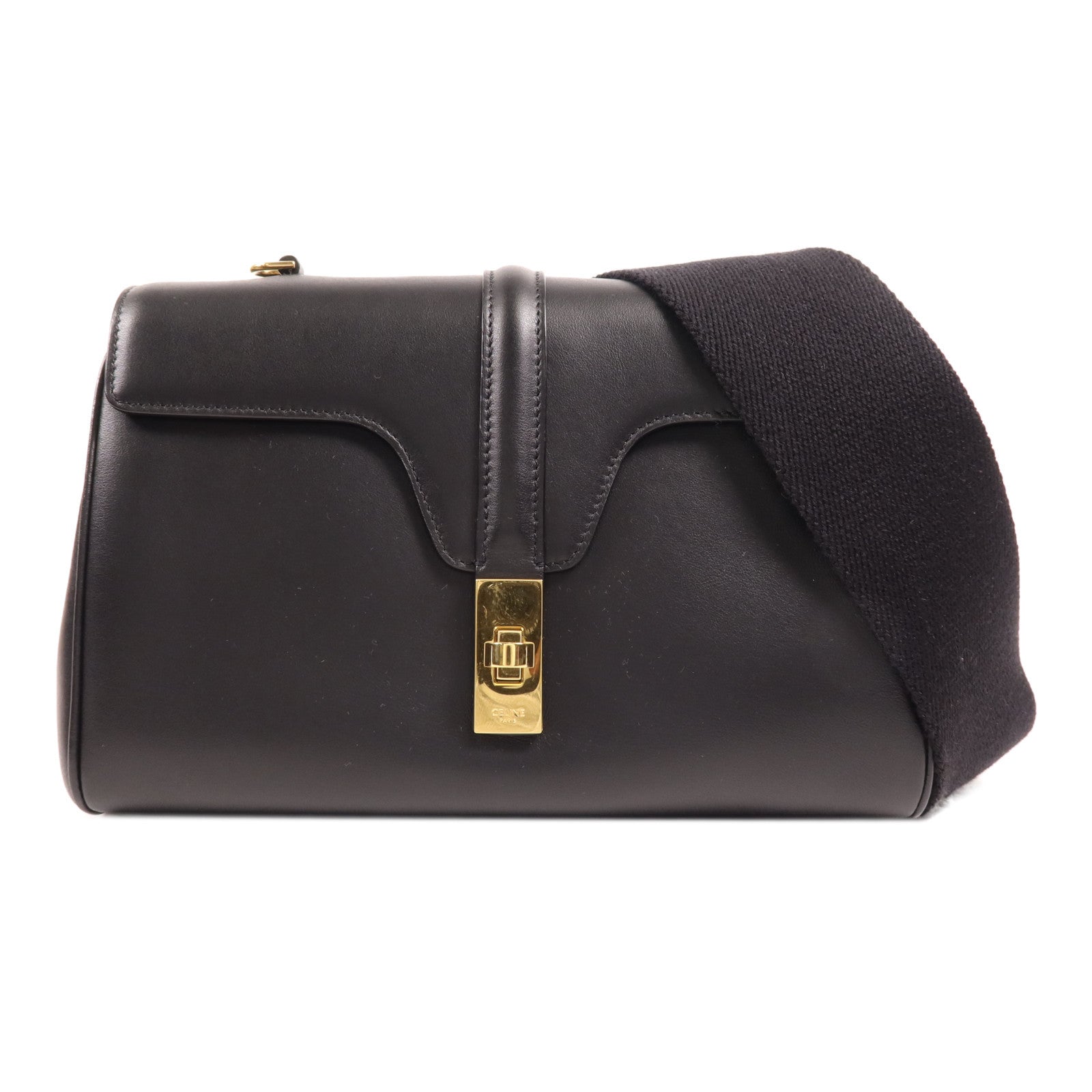 CELINE 【激減優惠】牛皮皮革Teen Soft金扣肩背袋