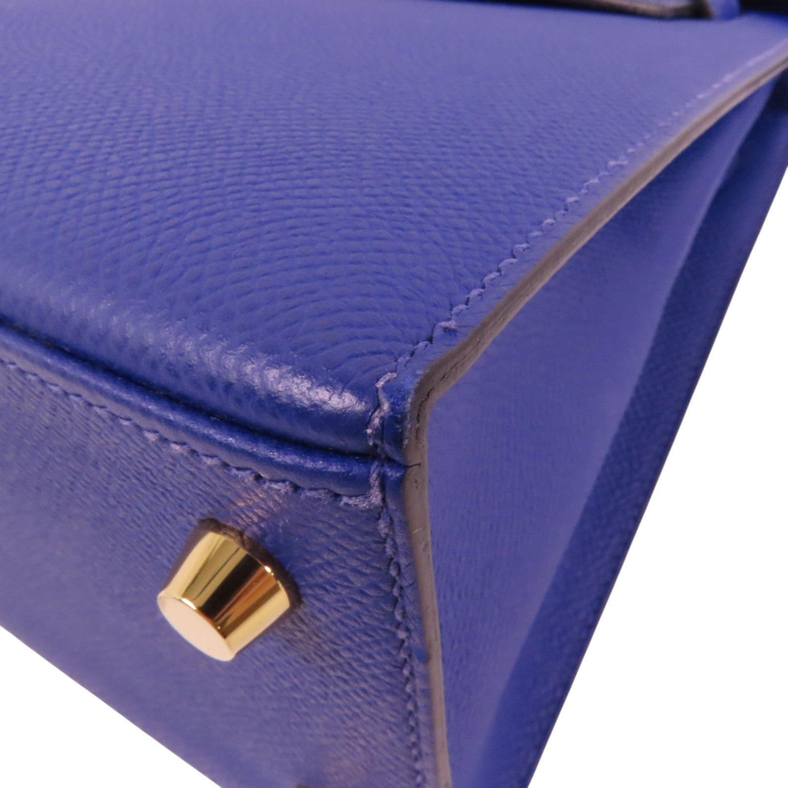 HERMES Epsom皮革Kelly 25金扣手挽肩背兩用袋