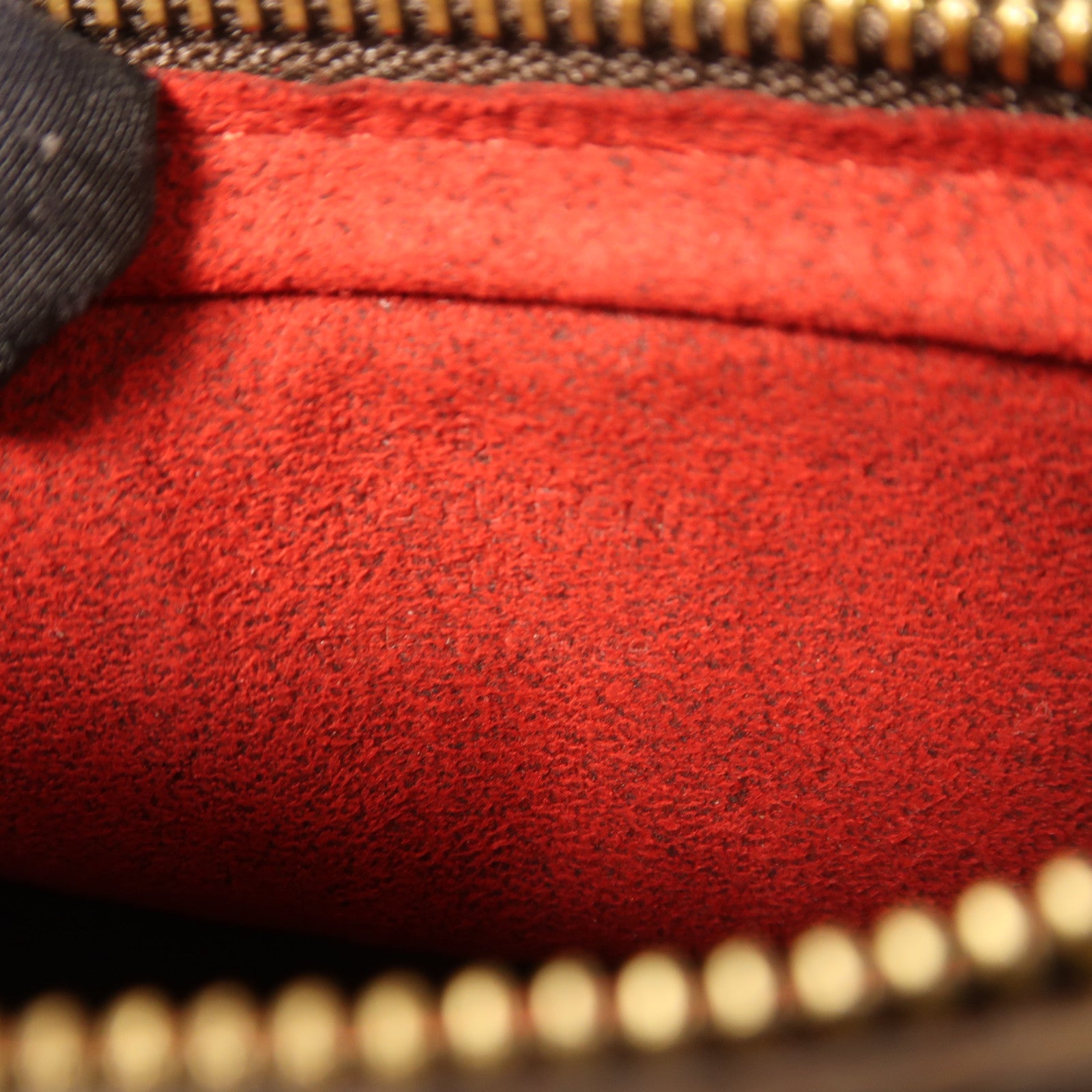 LOUIS VUITTON Monogram Particion金扣手拿包棕色