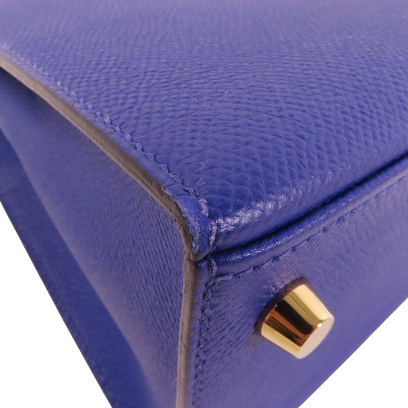 HERMES Epsom皮革Kelly 25金扣手挽肩背兩用袋