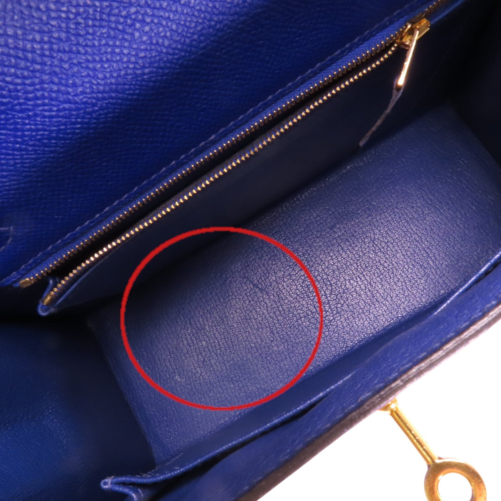 HERMES Epsom皮革Kelly 25金扣手挽肩背兩用袋