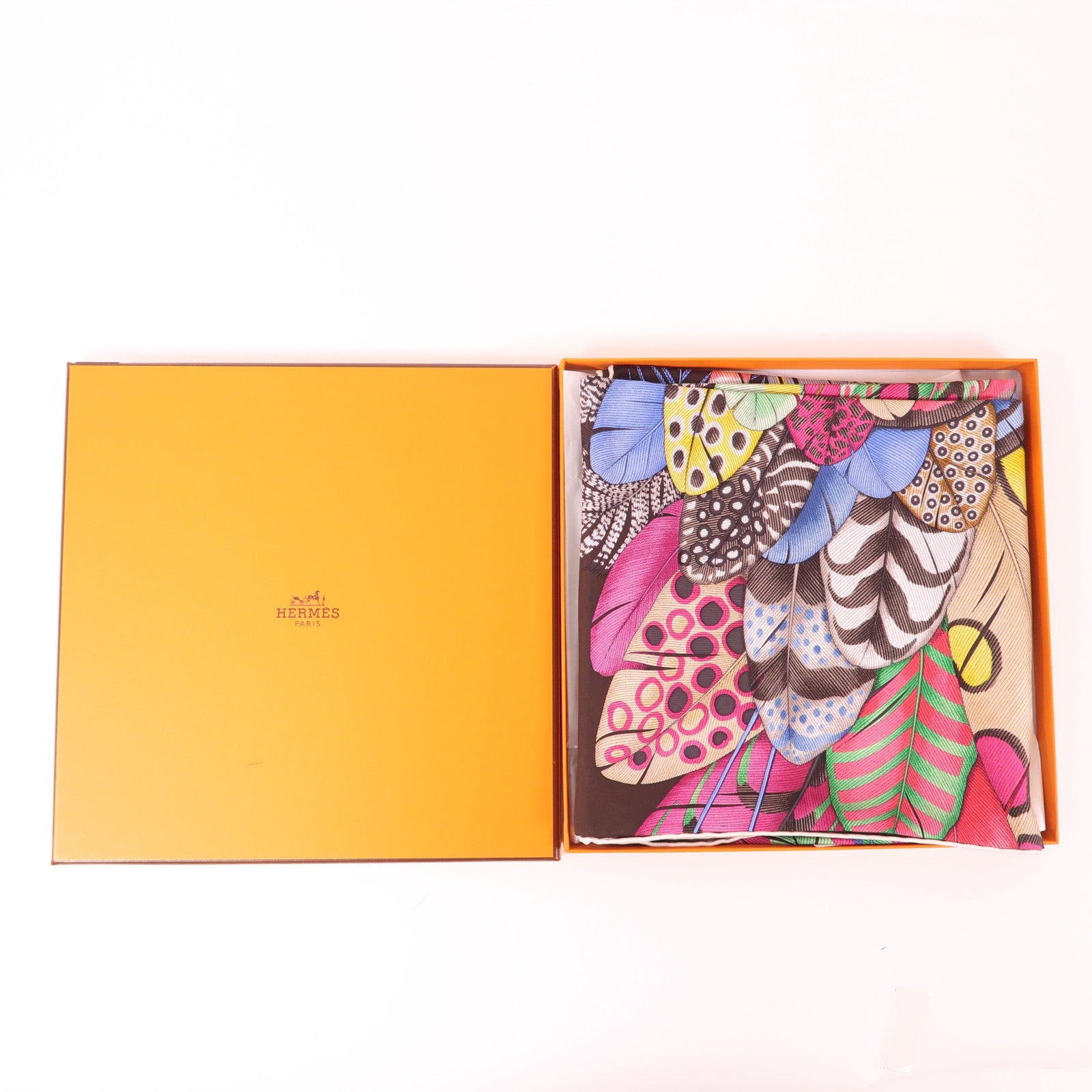 HERMES 絲質Scarf 90X90絲巾