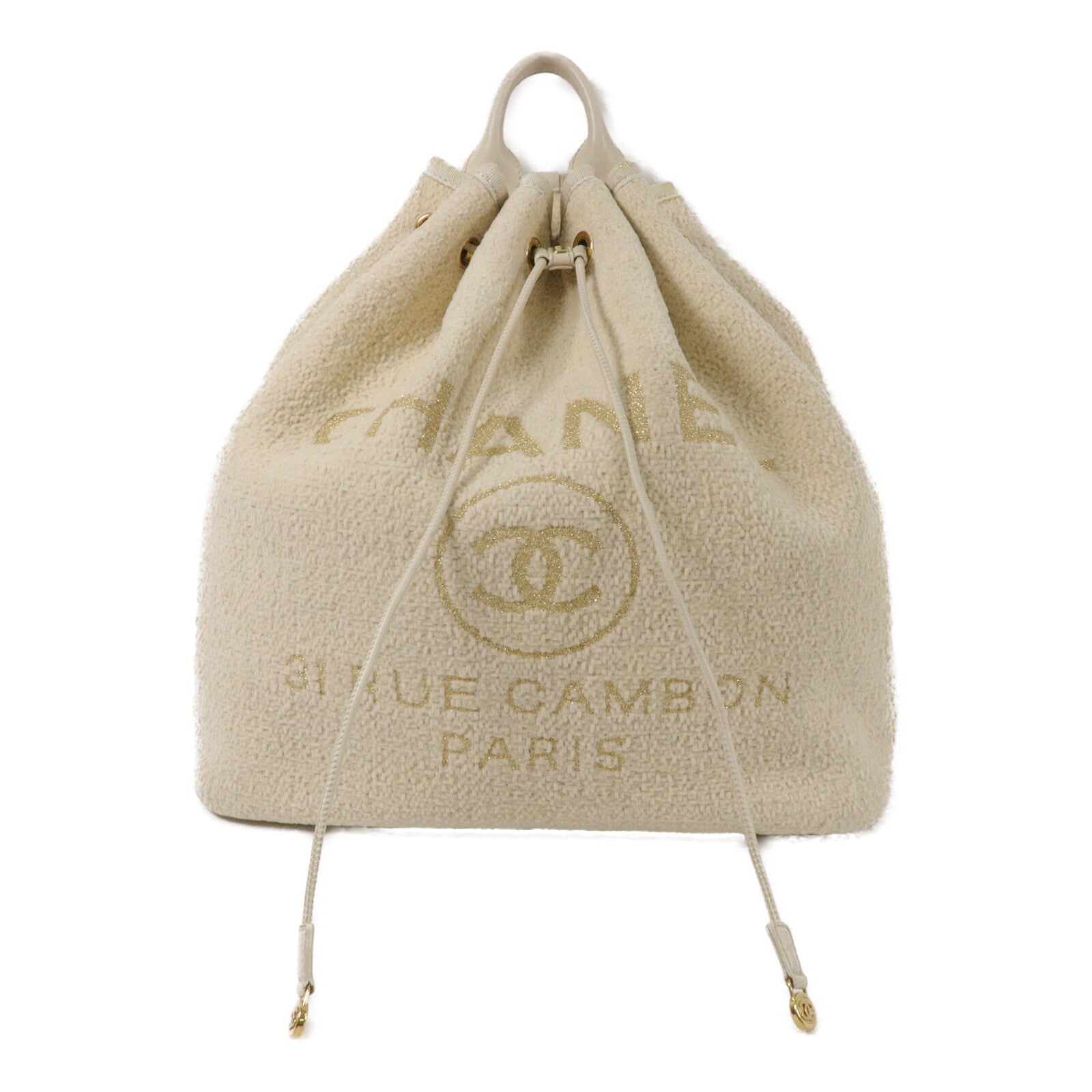 CHANEL 帆布Deauville Backpack背包