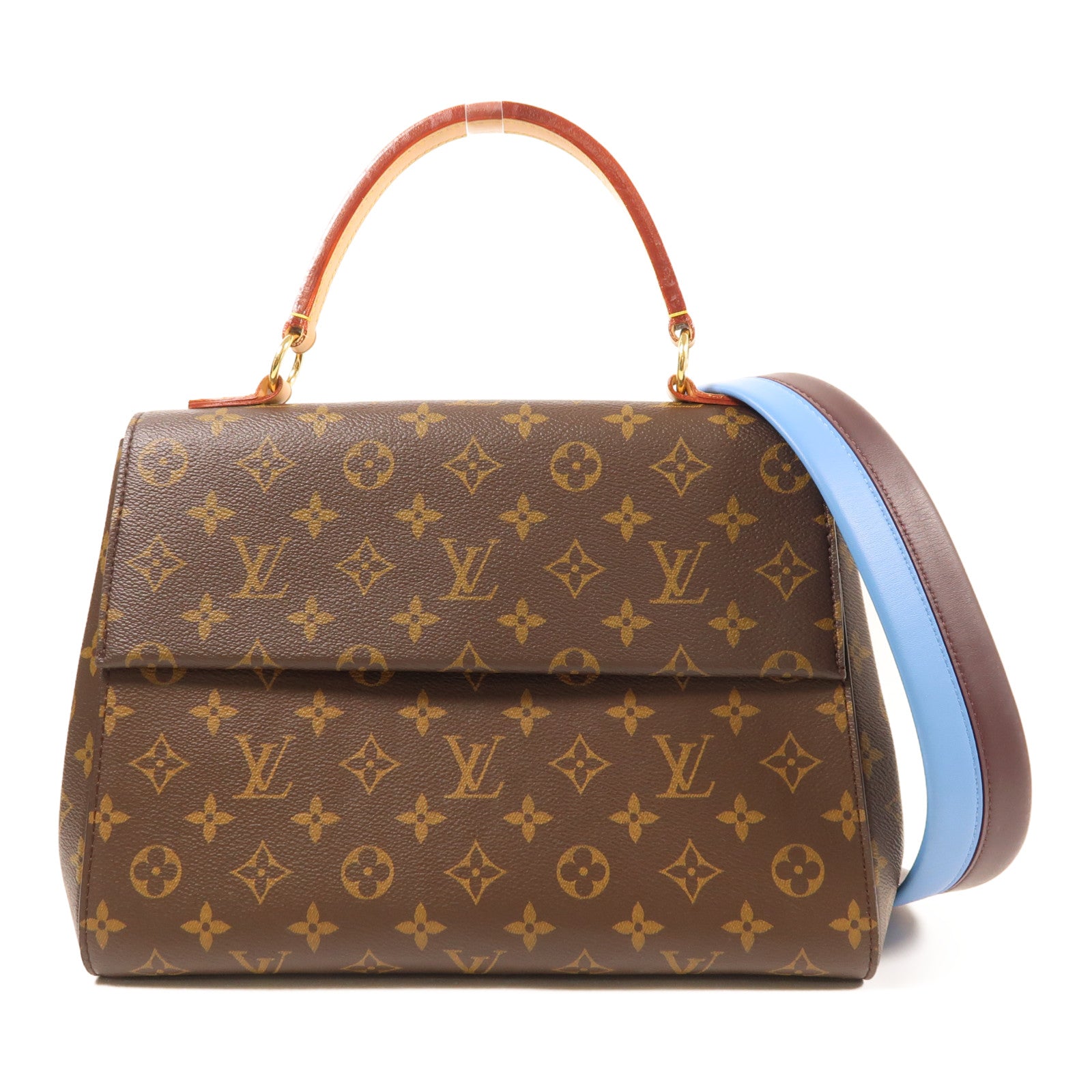 LOUIS VUITTON Monogram Cluny MM金扣手挽肩背兩用袋