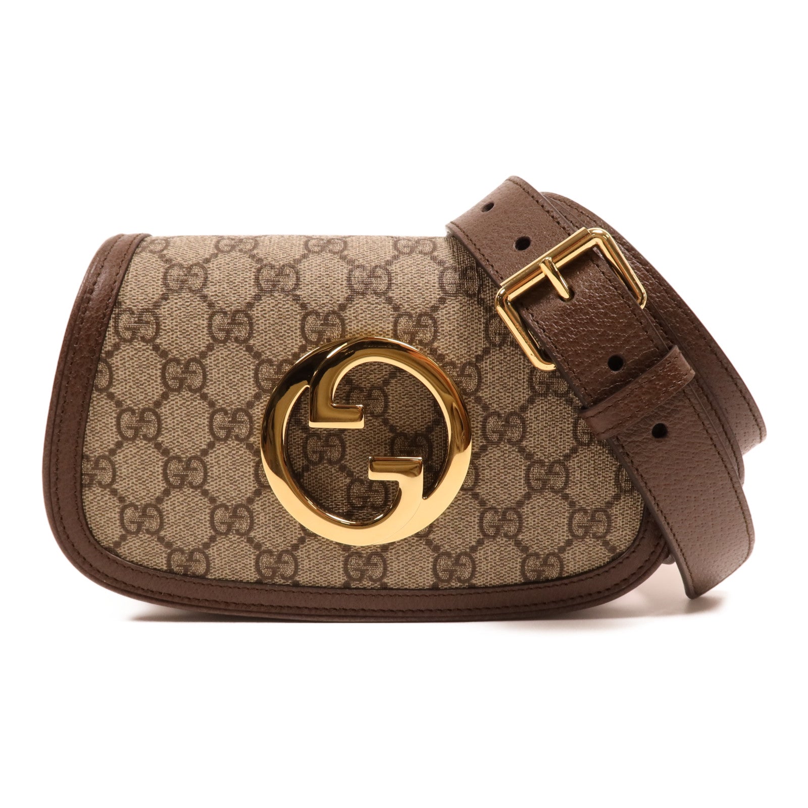 GUCCI 塗層帆布Blondie GG Belt Bag金扣腰包