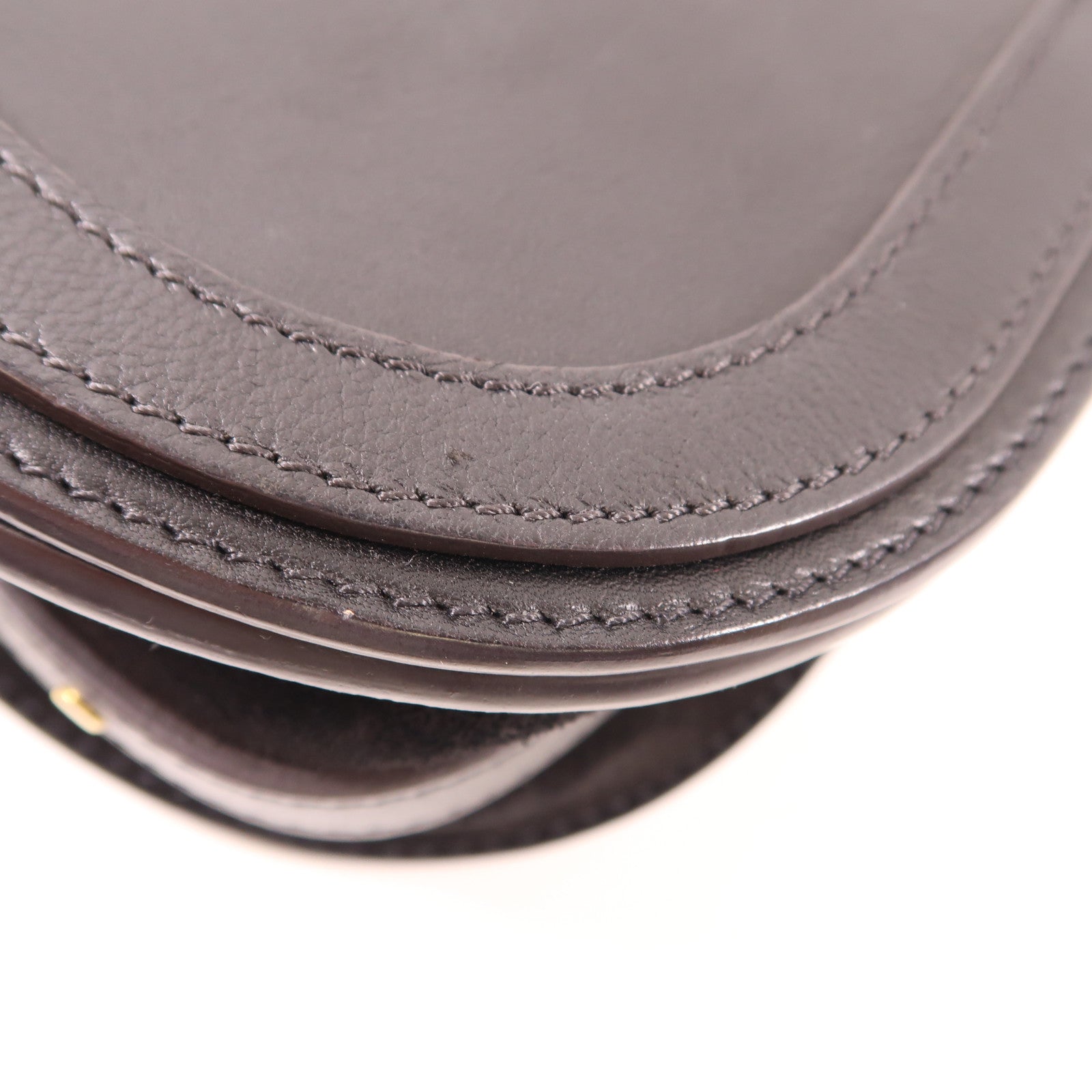 Chloe 牛皮皮革Nile Bag金扣手挽肩背兩用袋黑色