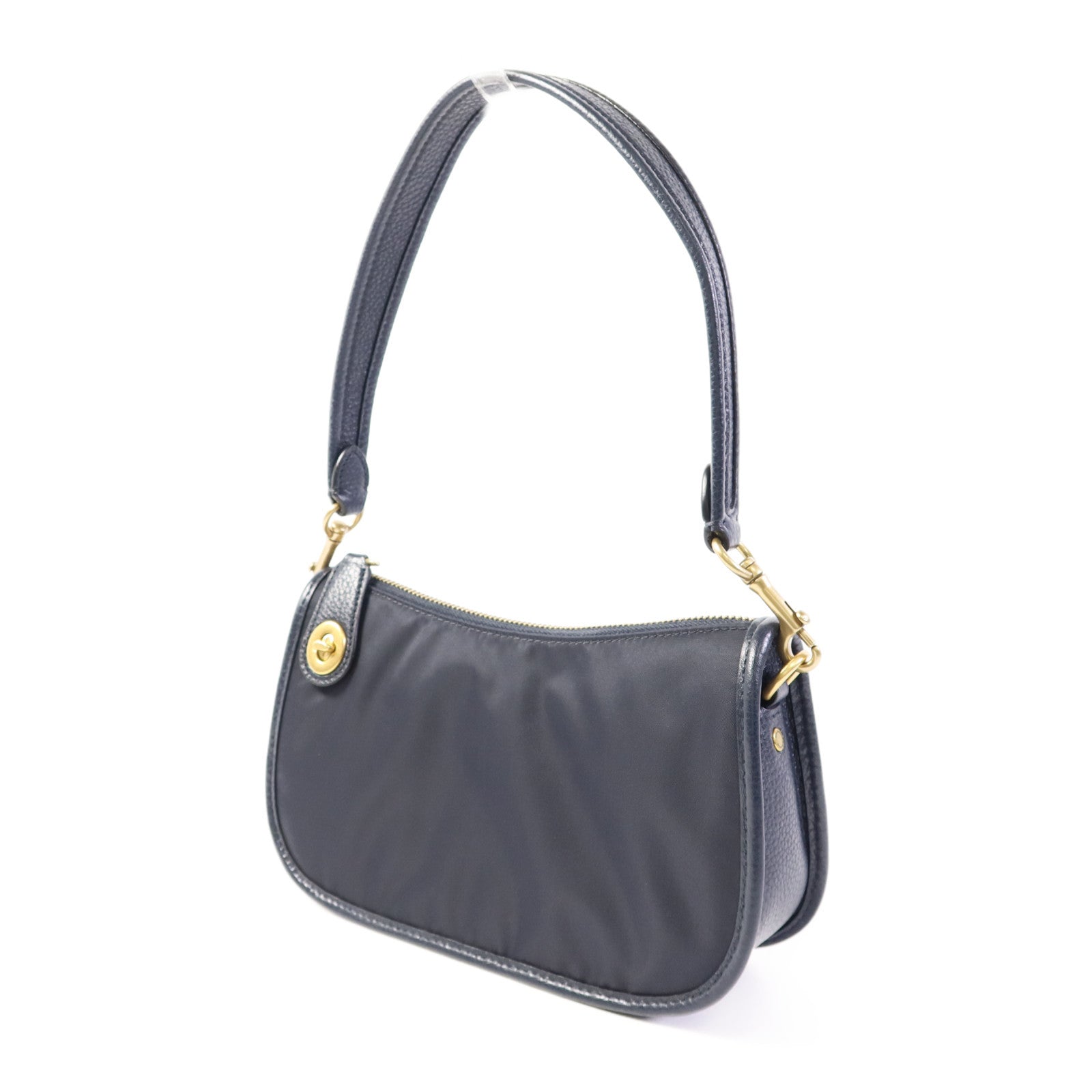 COACH 尼龍2 Way Shoulder Bag金扣手挽肩背兩用袋