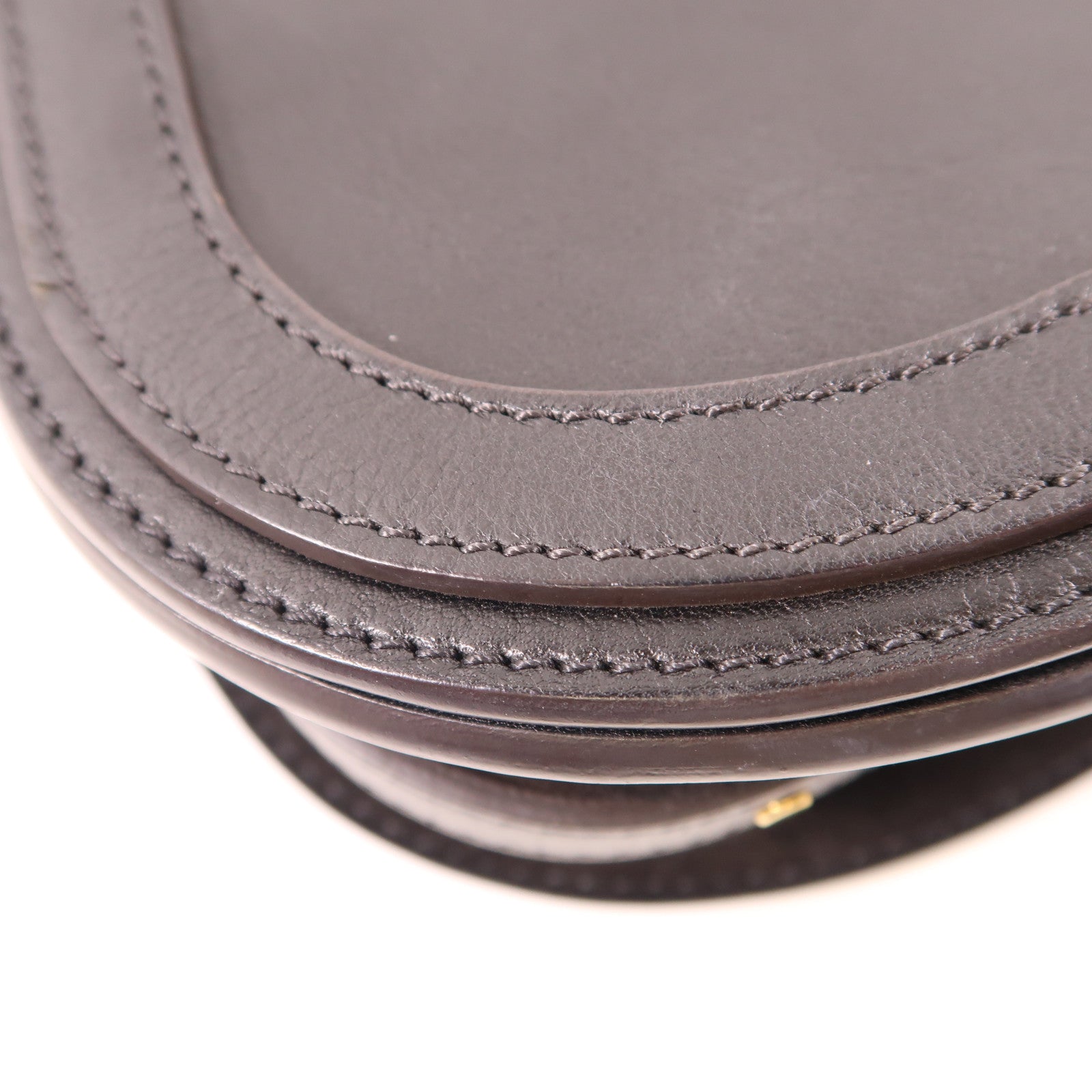 Chloe 牛皮皮革Nile Bag金扣手挽肩背兩用袋黑色