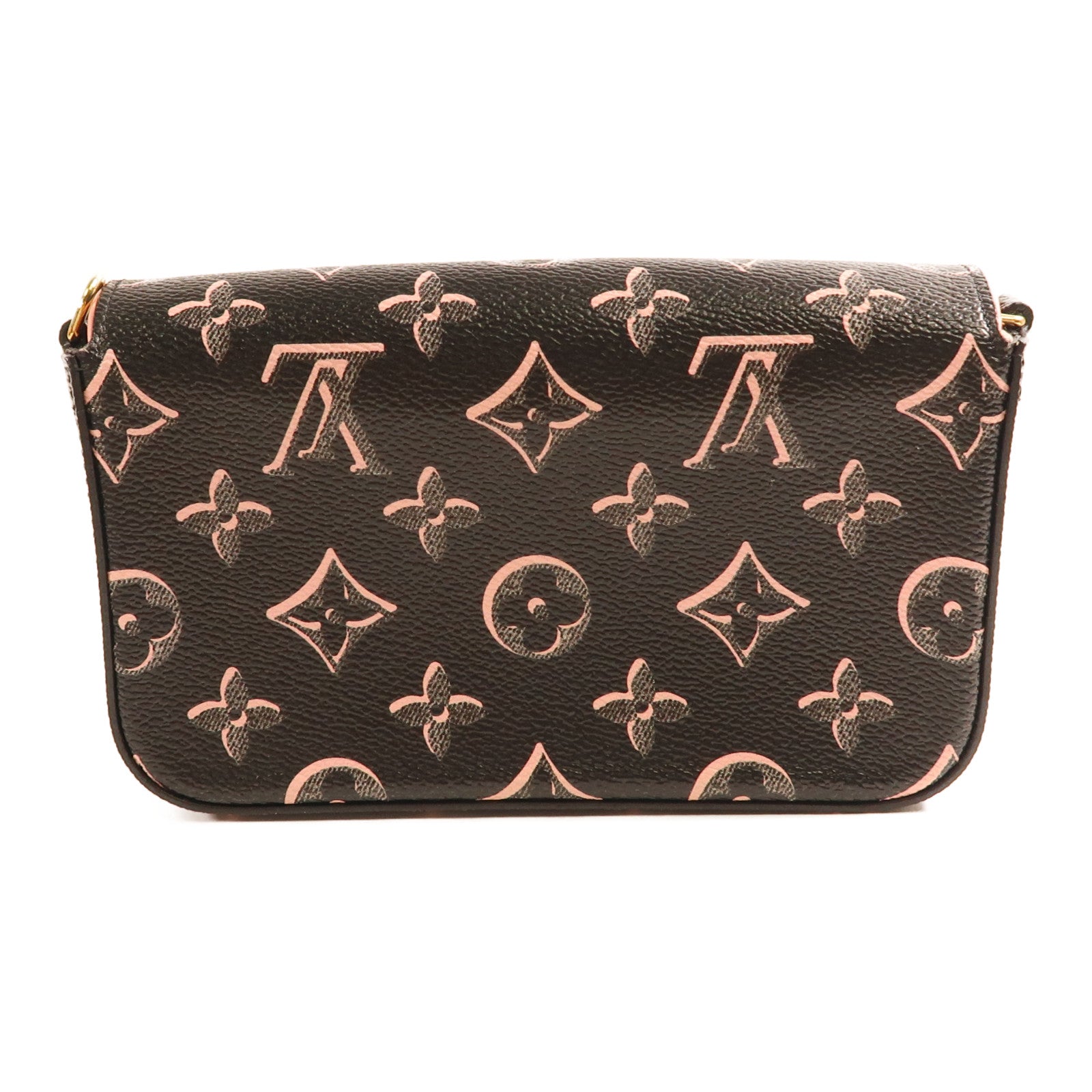 LOUIS VUITTON Monogram Felicie Strap & Go金扣肩背袋