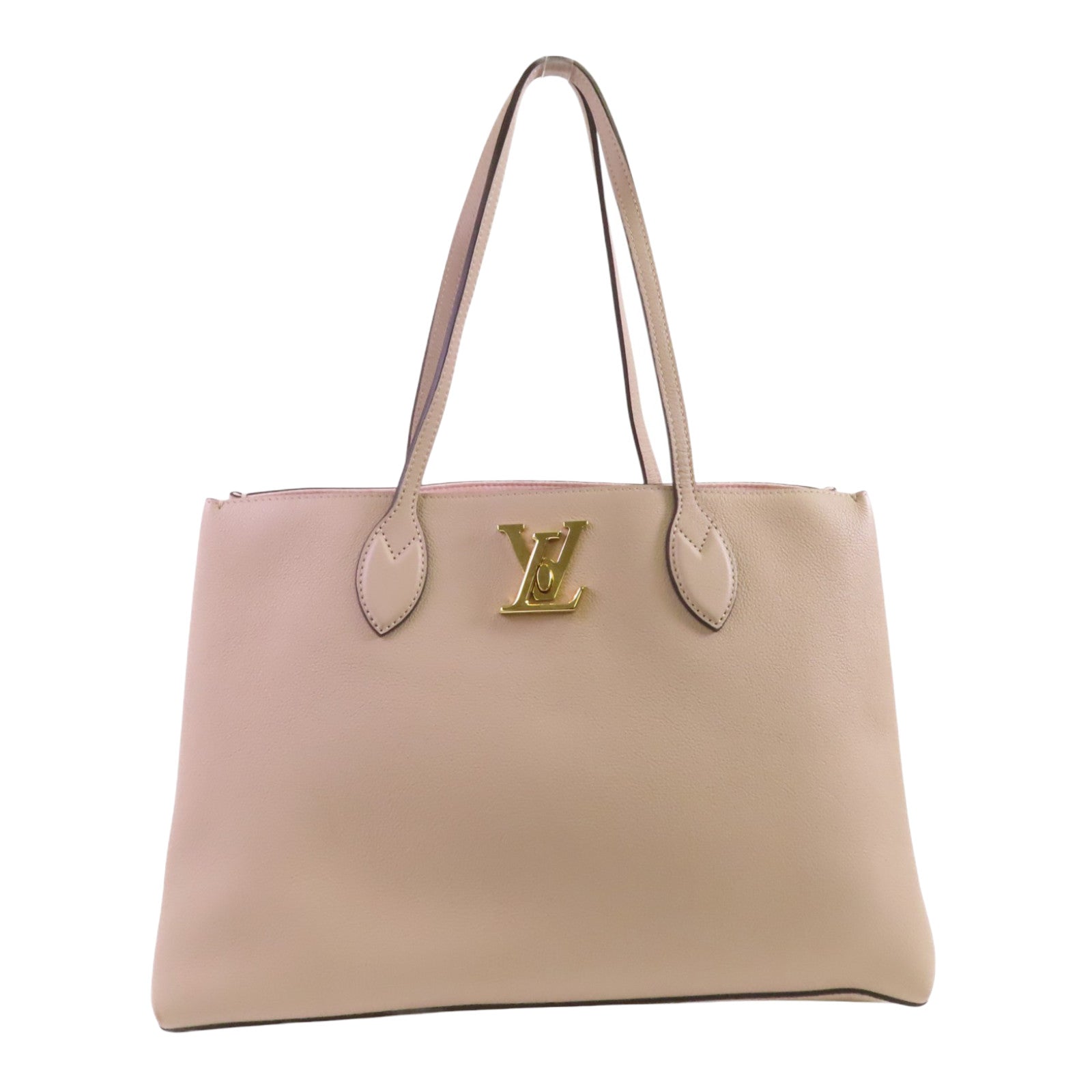 LOUIS VUITTON 牛皮皮革Lookme Shopper Bag金扣手挽