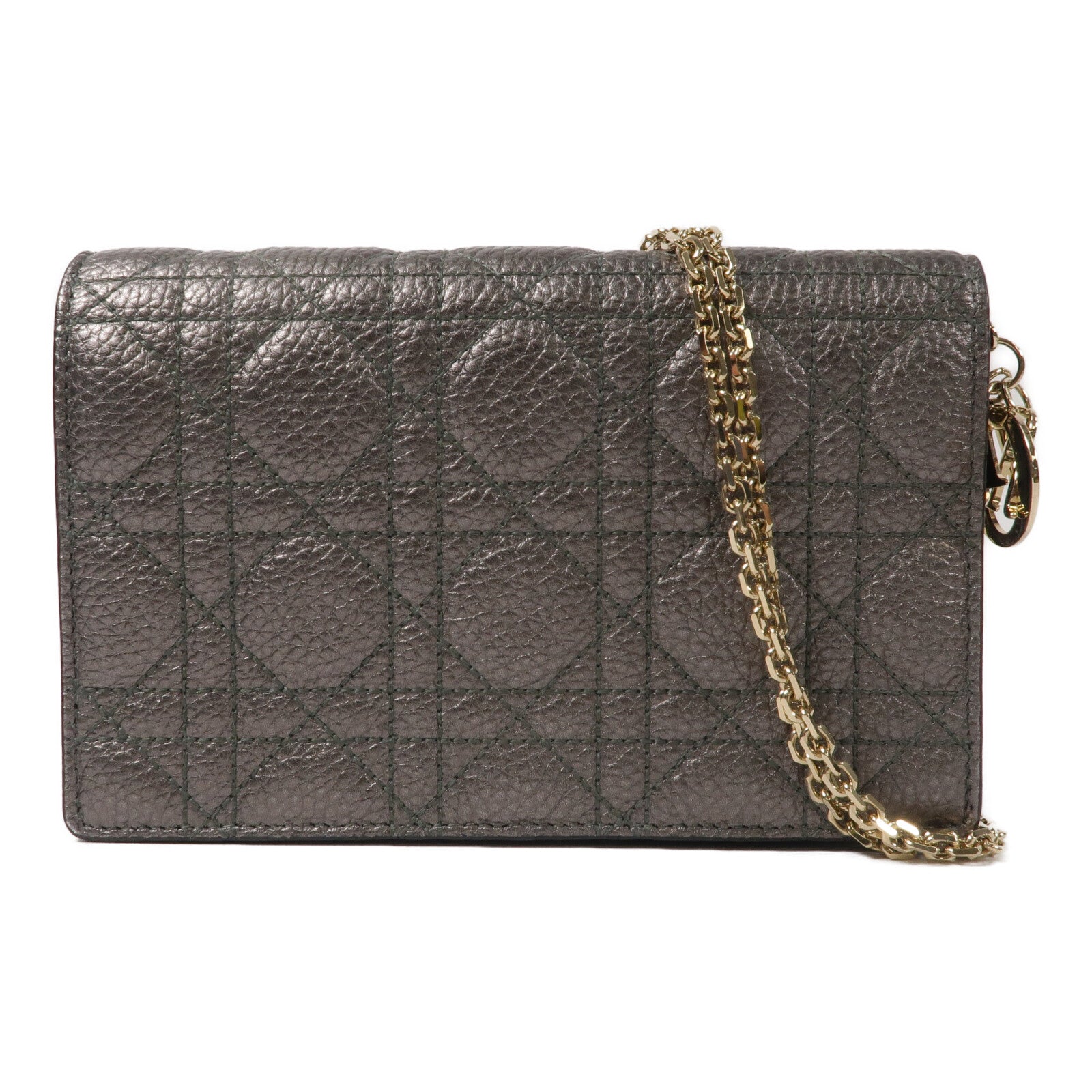 Dior 牛皮皮革Wallet On Chain鏈帶肩背袋