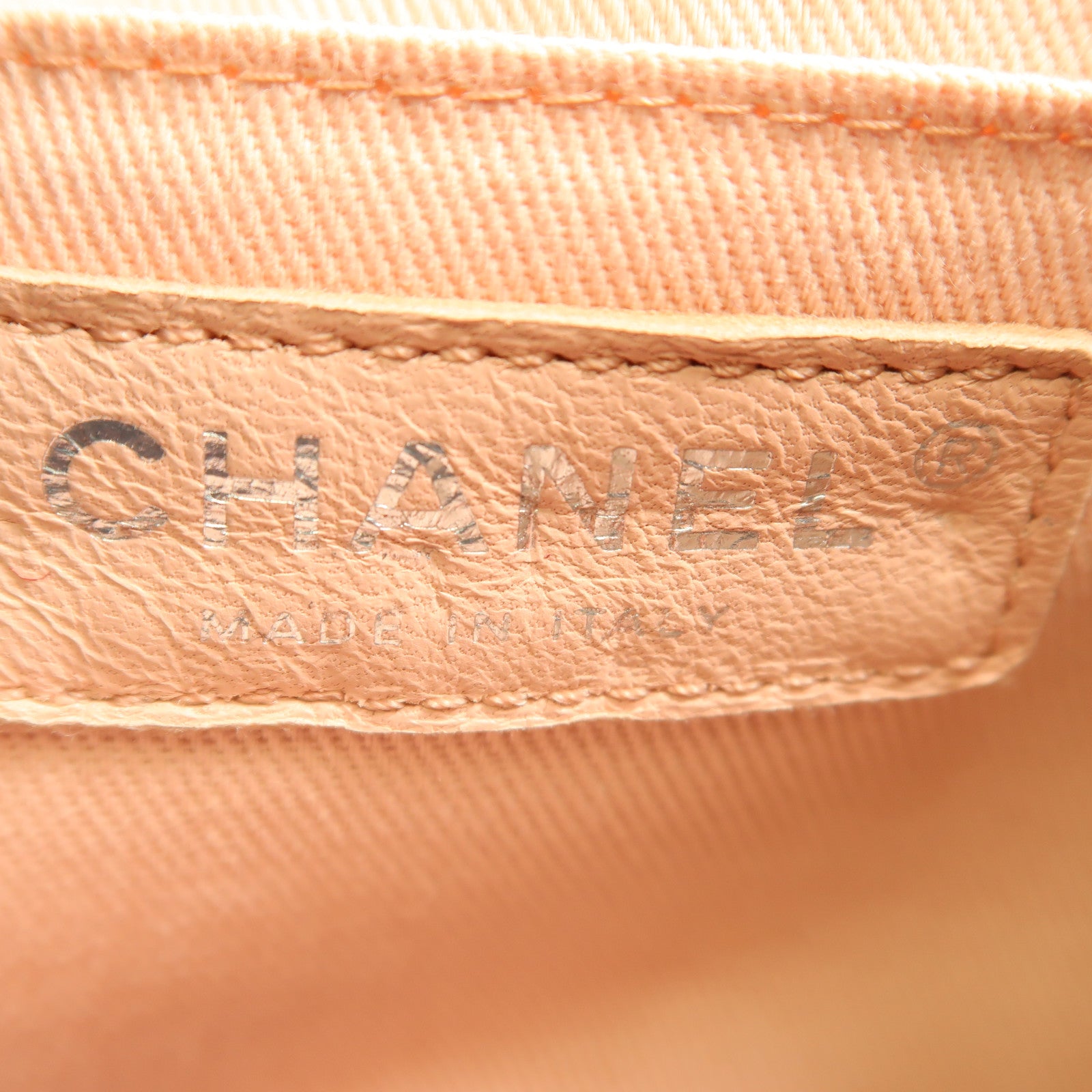 CHANEL 牛皮皮革Backpack銀扣背包