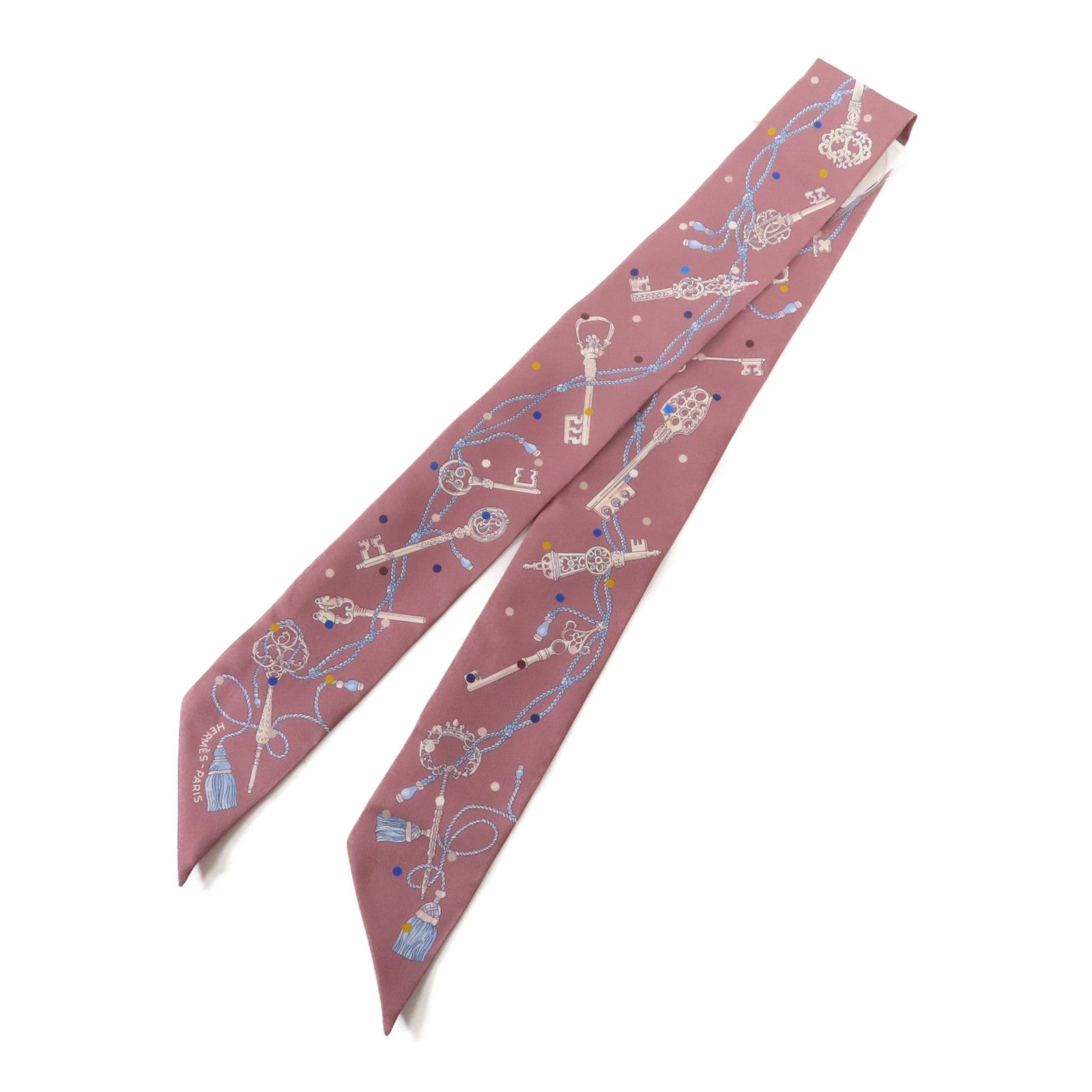 HERMES 絲質Twilly絲巾