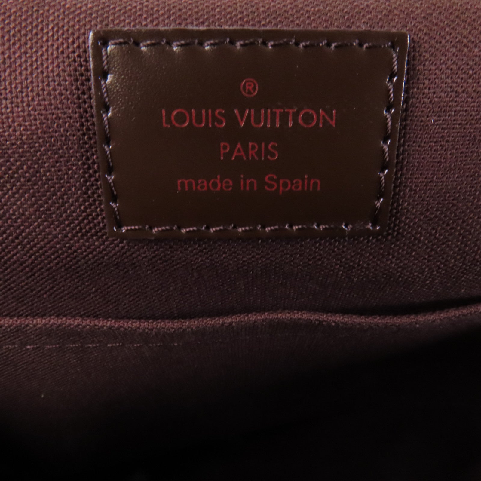 LOUIS VUITTON Damier Ebene Brooklyn GM金扣肩背袋