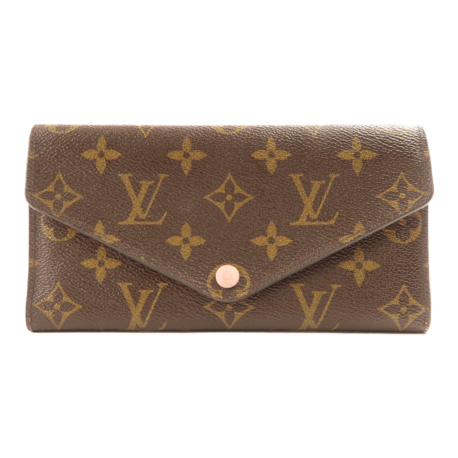 LOUIS VUITTON Monogram Portefeuille Josephine金扣長錢包