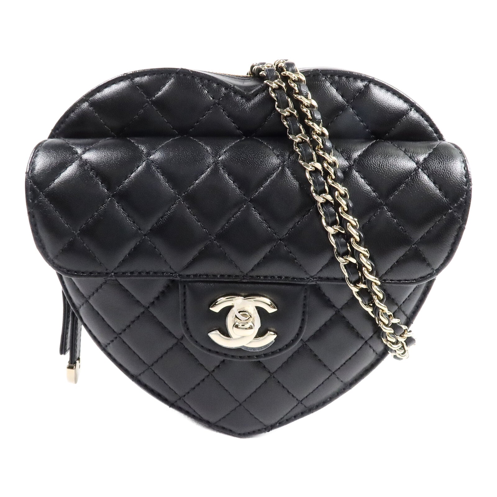 CHANEL 羊皮皮革Shoulder Bag鏈帶肩背袋