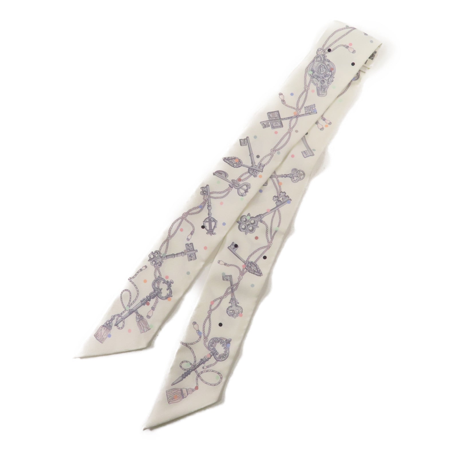 HERMES 絲質Twilly絲巾