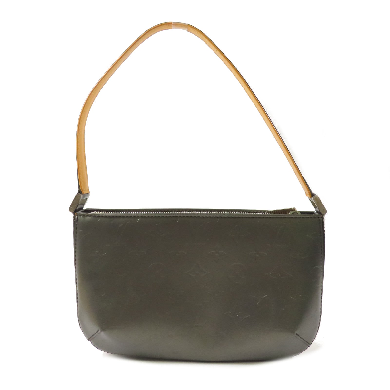 LOUIS VUITTON Monogram Mat Fowler Shoulder Bag銀扣肩背袋