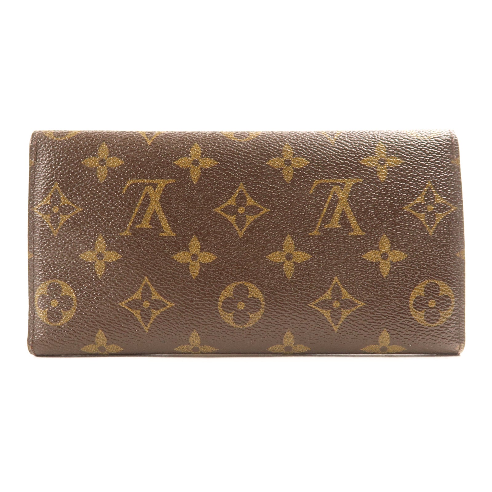 LOUIS VUITTON Monogram Portefeuille Josephine金扣長錢包