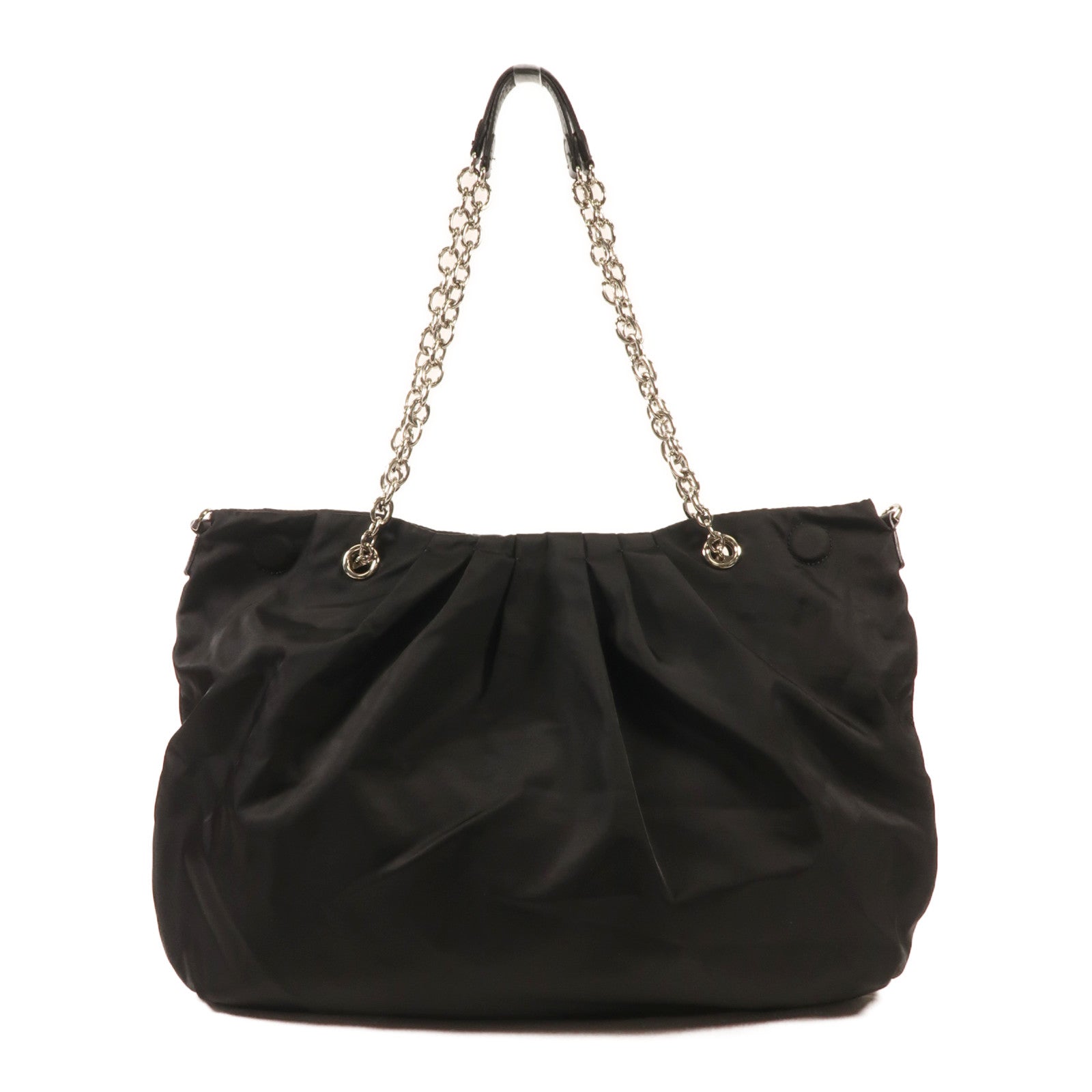 尼龍Shoulder Bag銀扣手挽肩背兩用袋