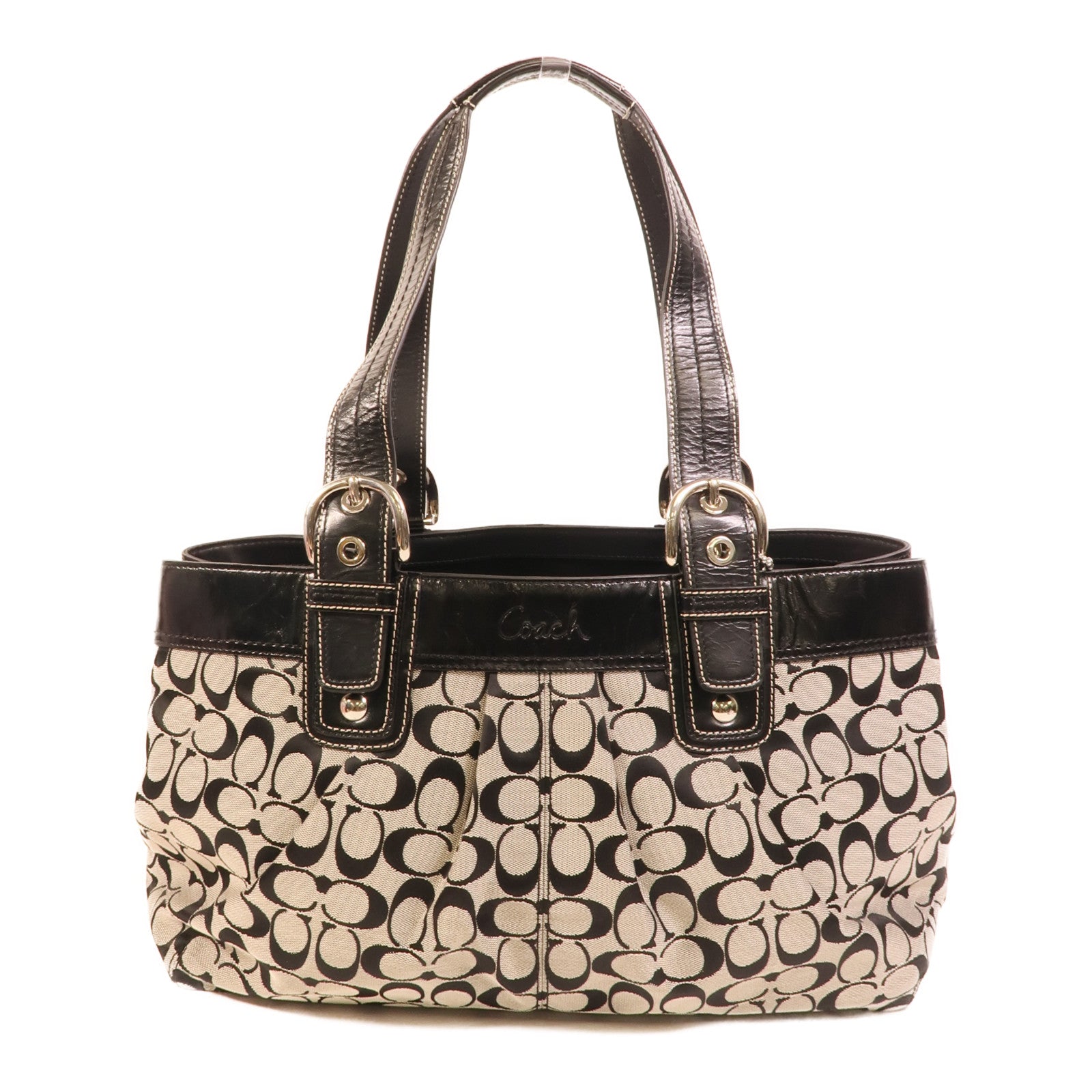 COACH 帆布Tote Bag肩背袋
