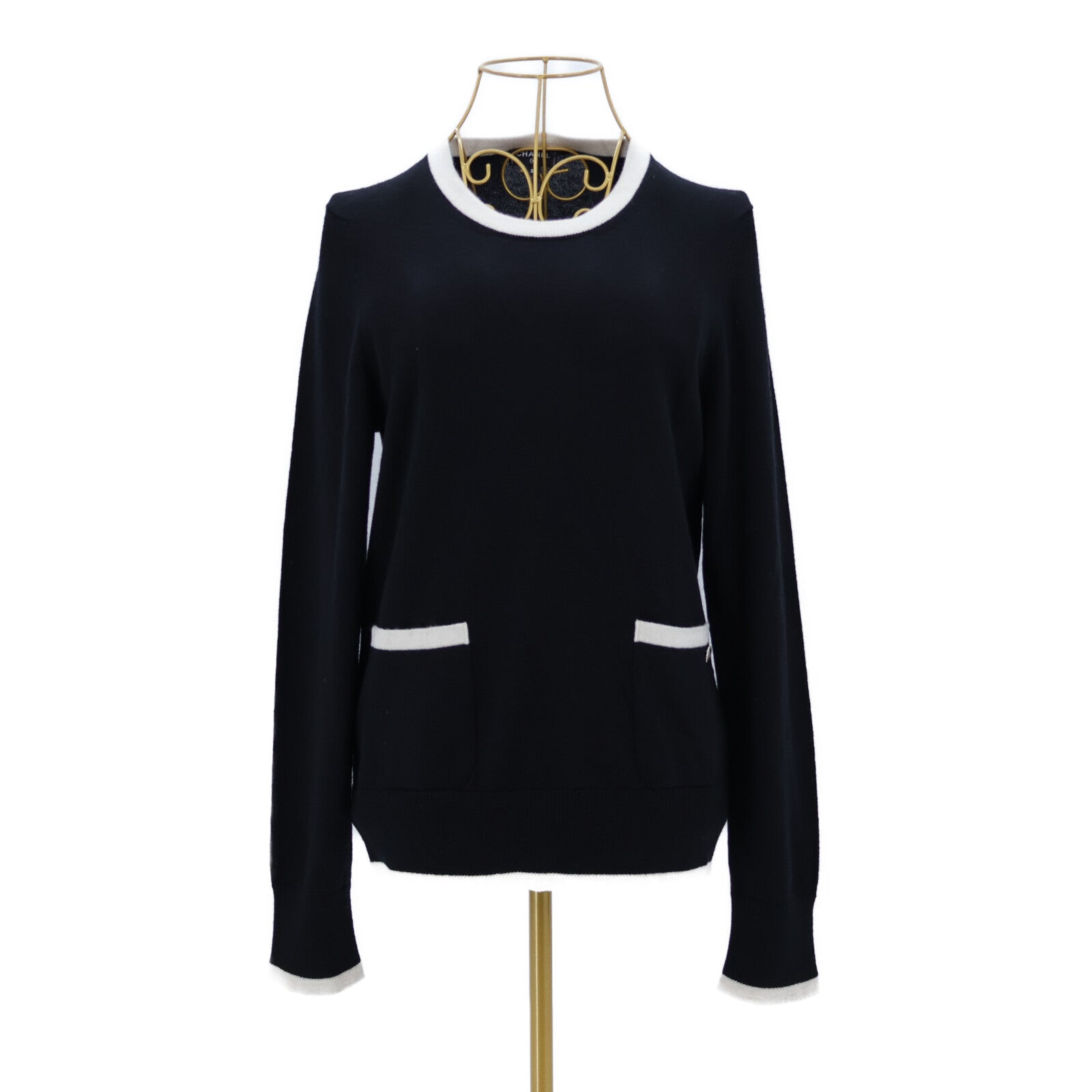CHANEL COCO Mark Button Knitwear Sweater針織