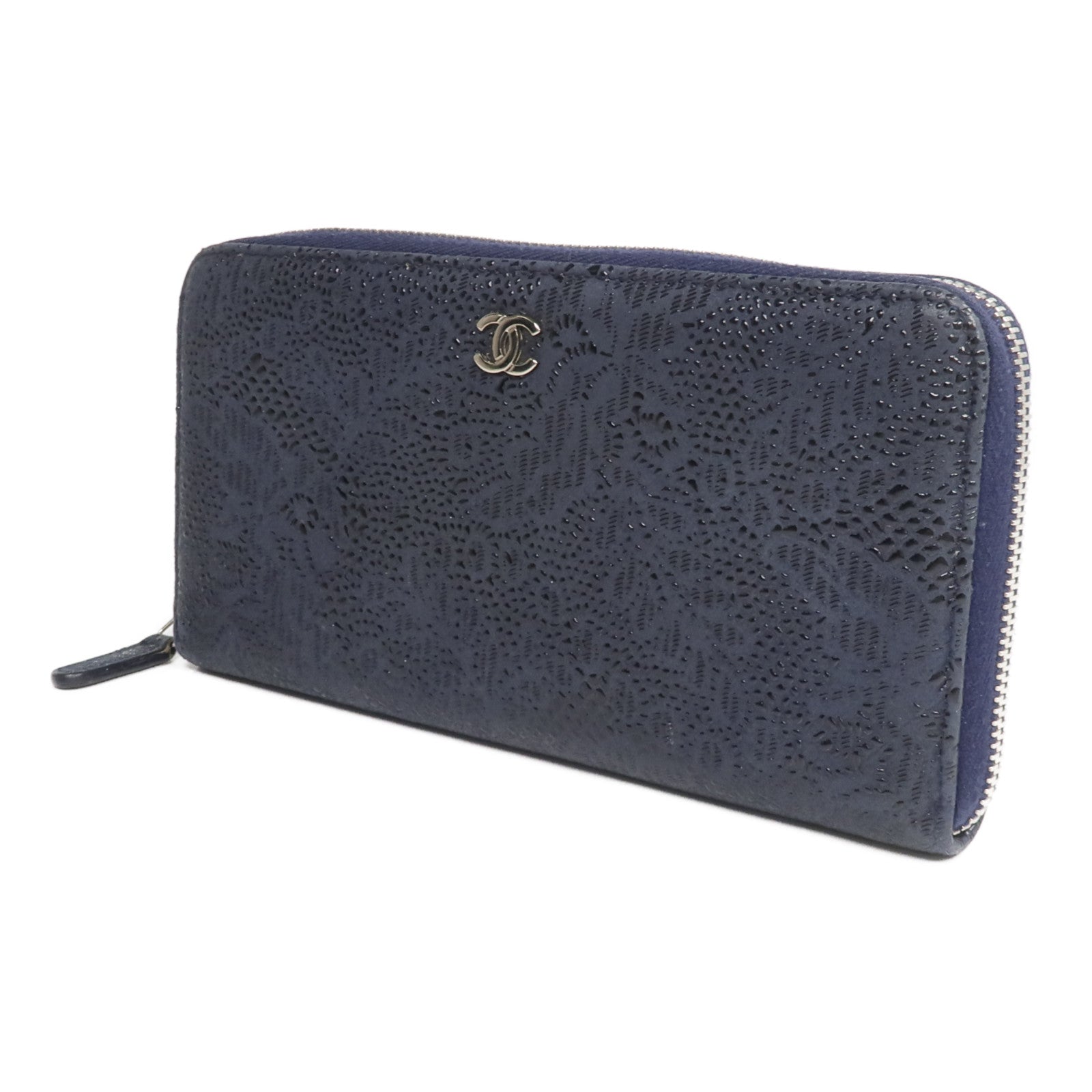 CHANEL 塗層帆布Long Zip-around Wallet長錢包