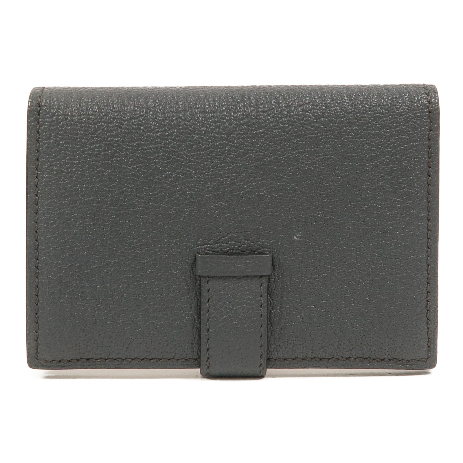 HERMES Chevre皮革Bearn Mini Wallet卡片套