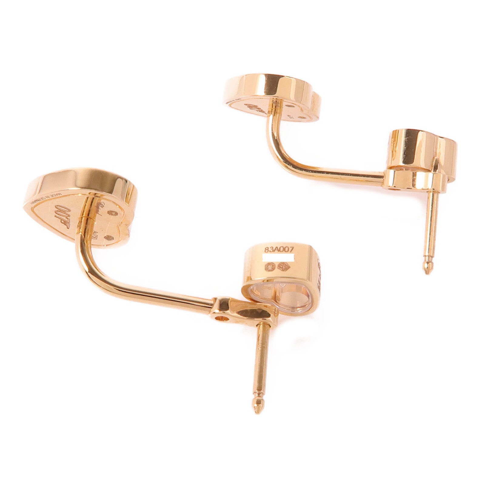 Chopard Diamond Earrings 18K Pink Gold