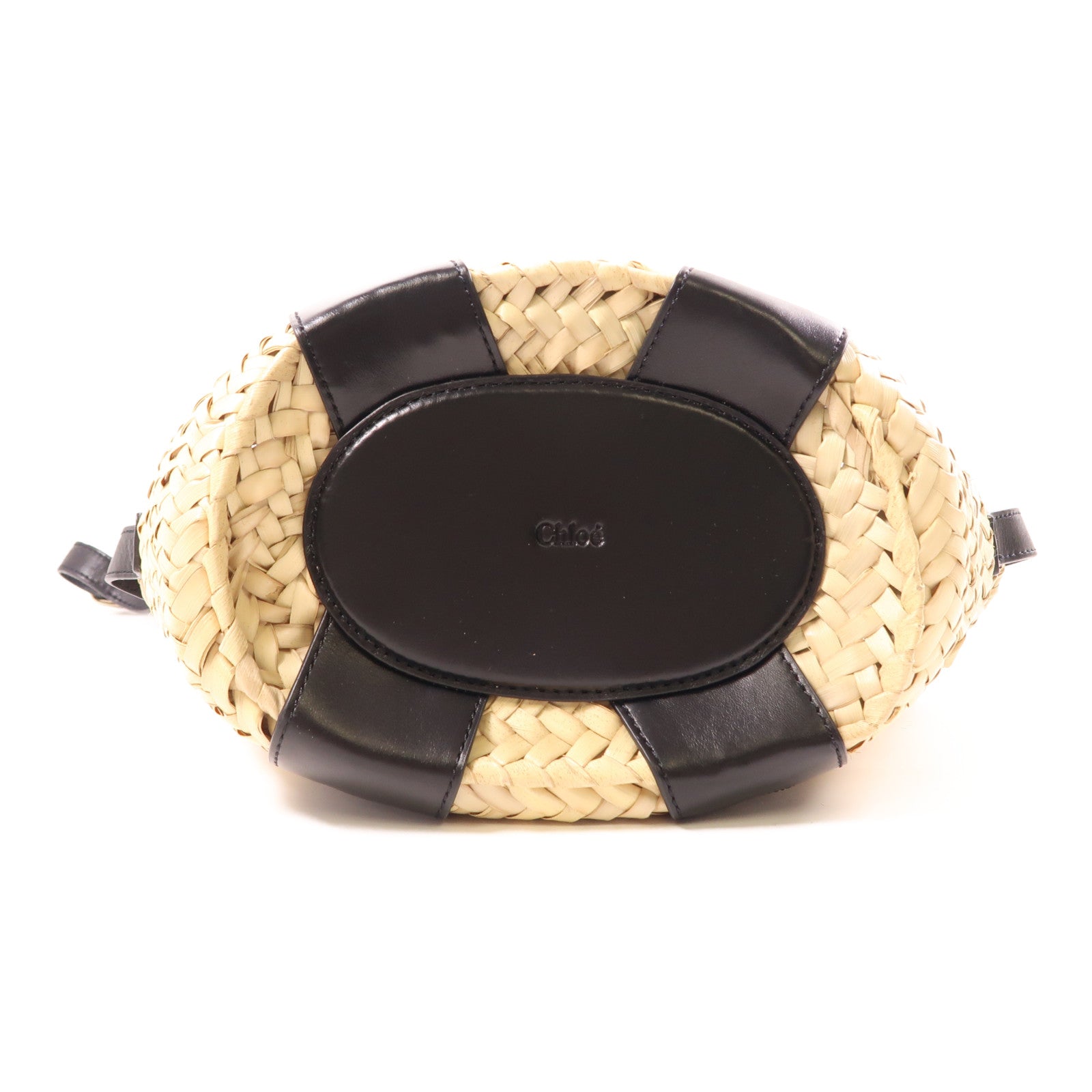 Chloe 酒椰/皮革Sense Small Basket金扣手挽肩背兩用袋