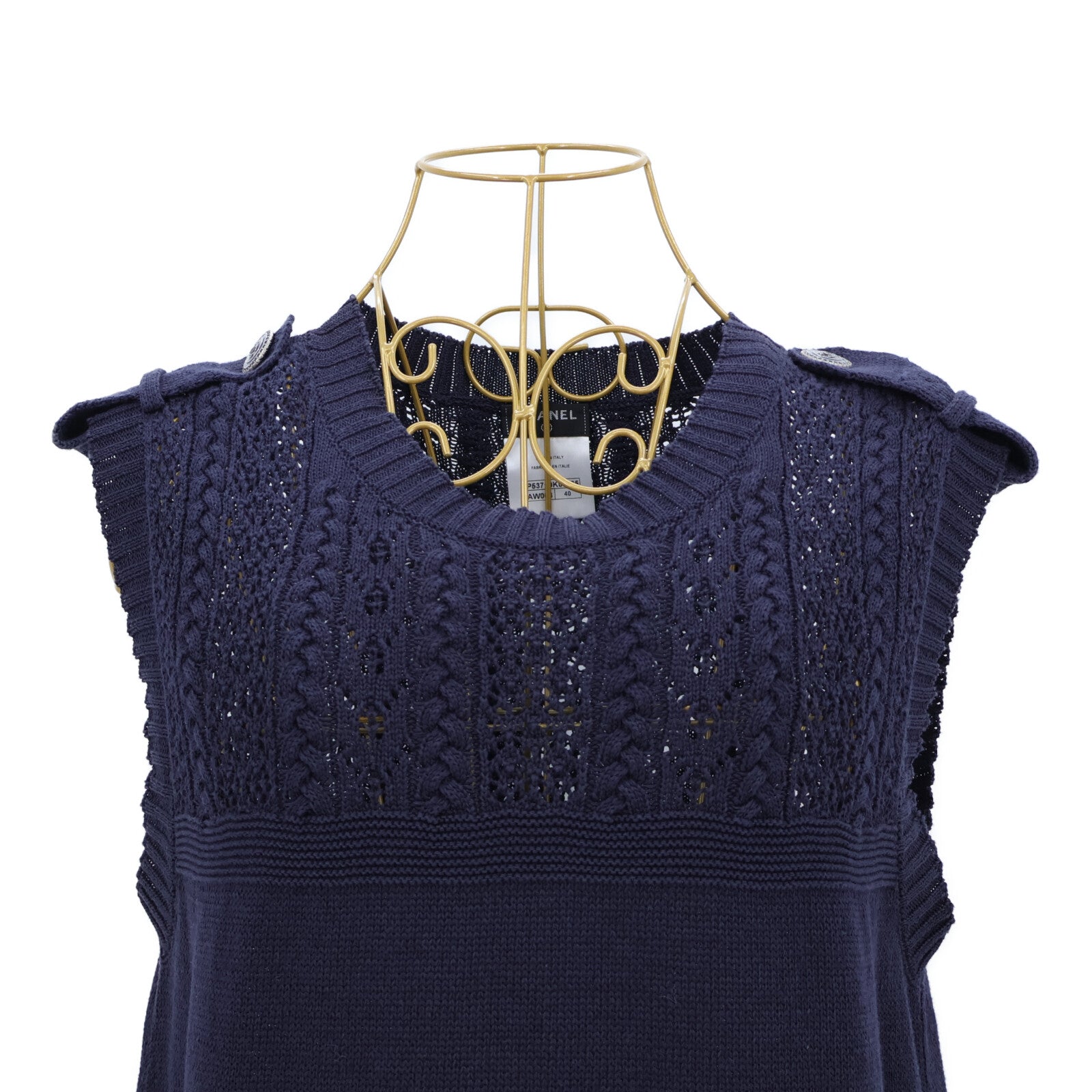 CHANEL Knitted Sleeveless Dress連身裙