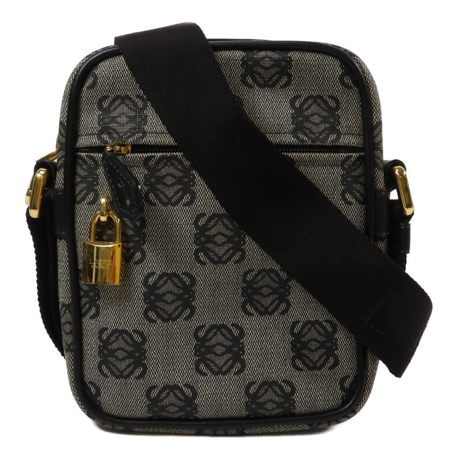 LOEWE 塗層帆布Anagram肩背袋