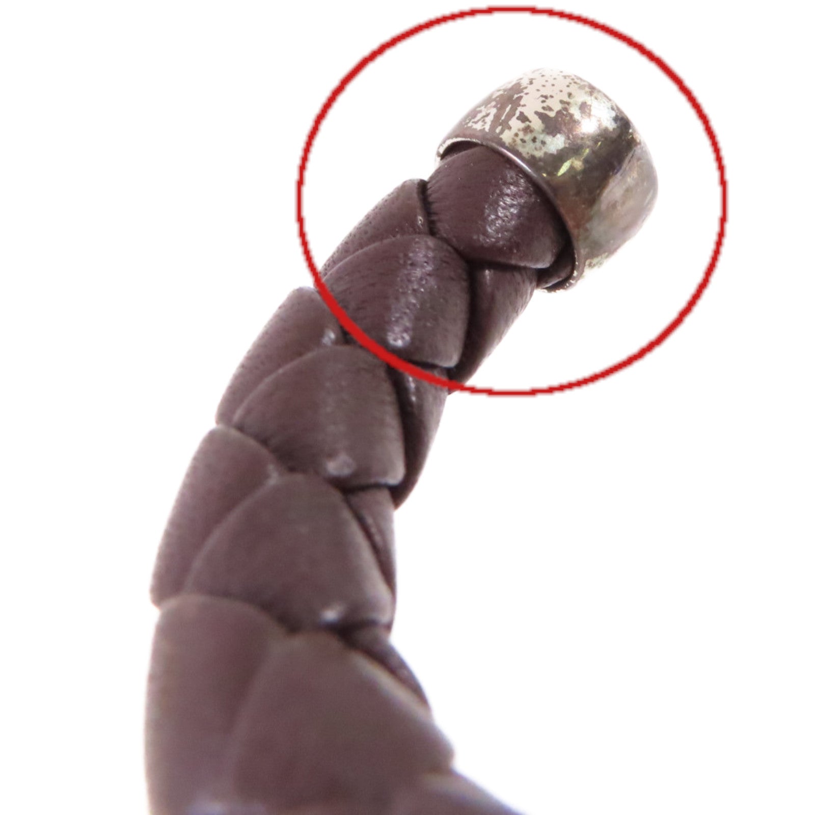 BOTTEGA VENETA 【激減優惠】織紋皮革/925純銀Bangle手鐲啡色/銀色