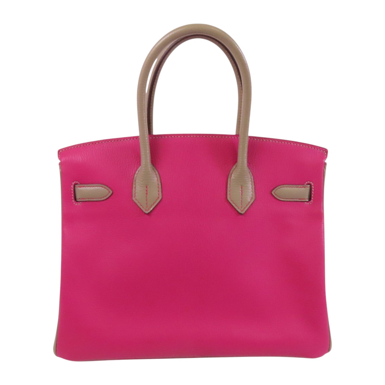 HERMES Chevre皮革Birkin 30銀扣手挽袋