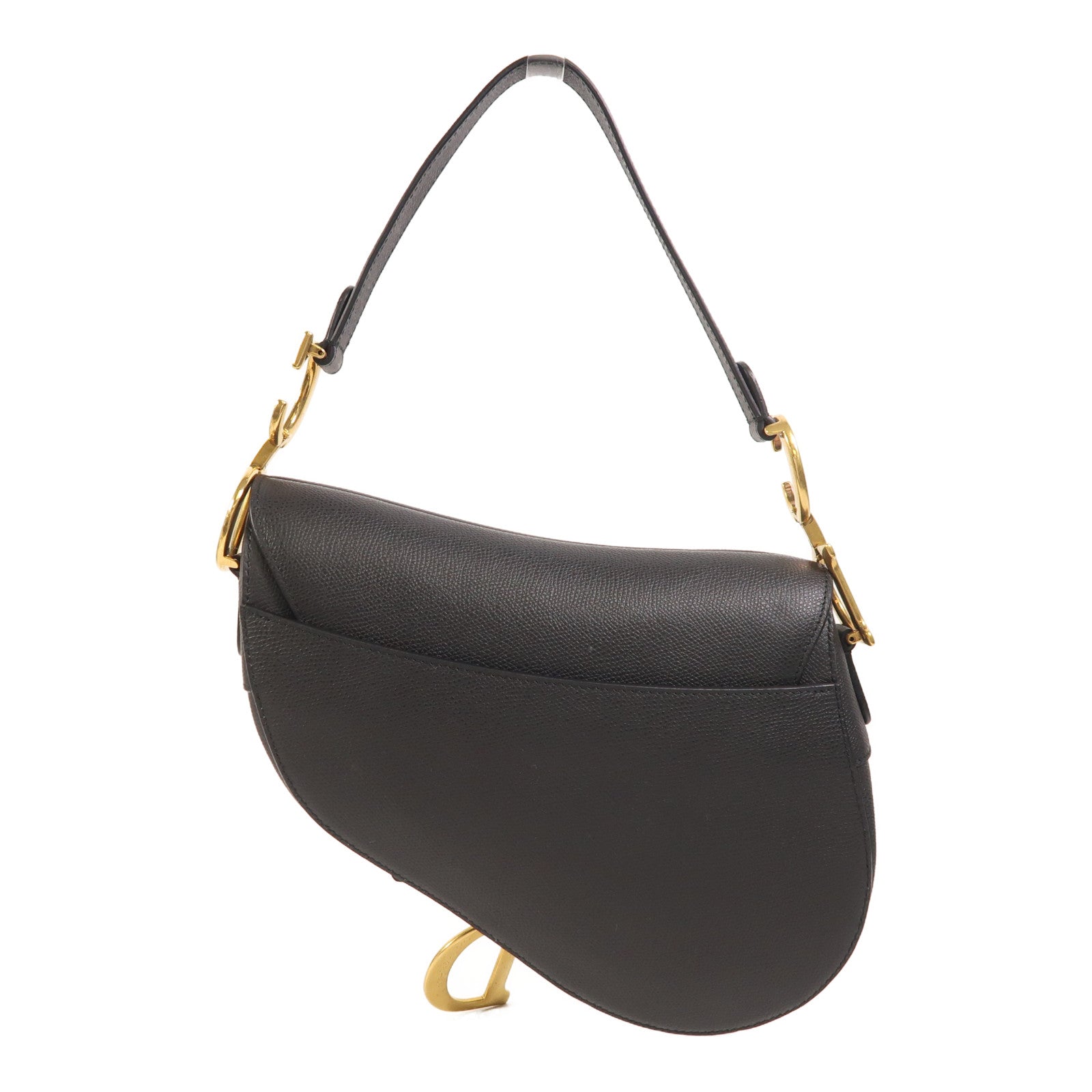 Dior 牛皮皮革Saddle Medium金扣肩背袋