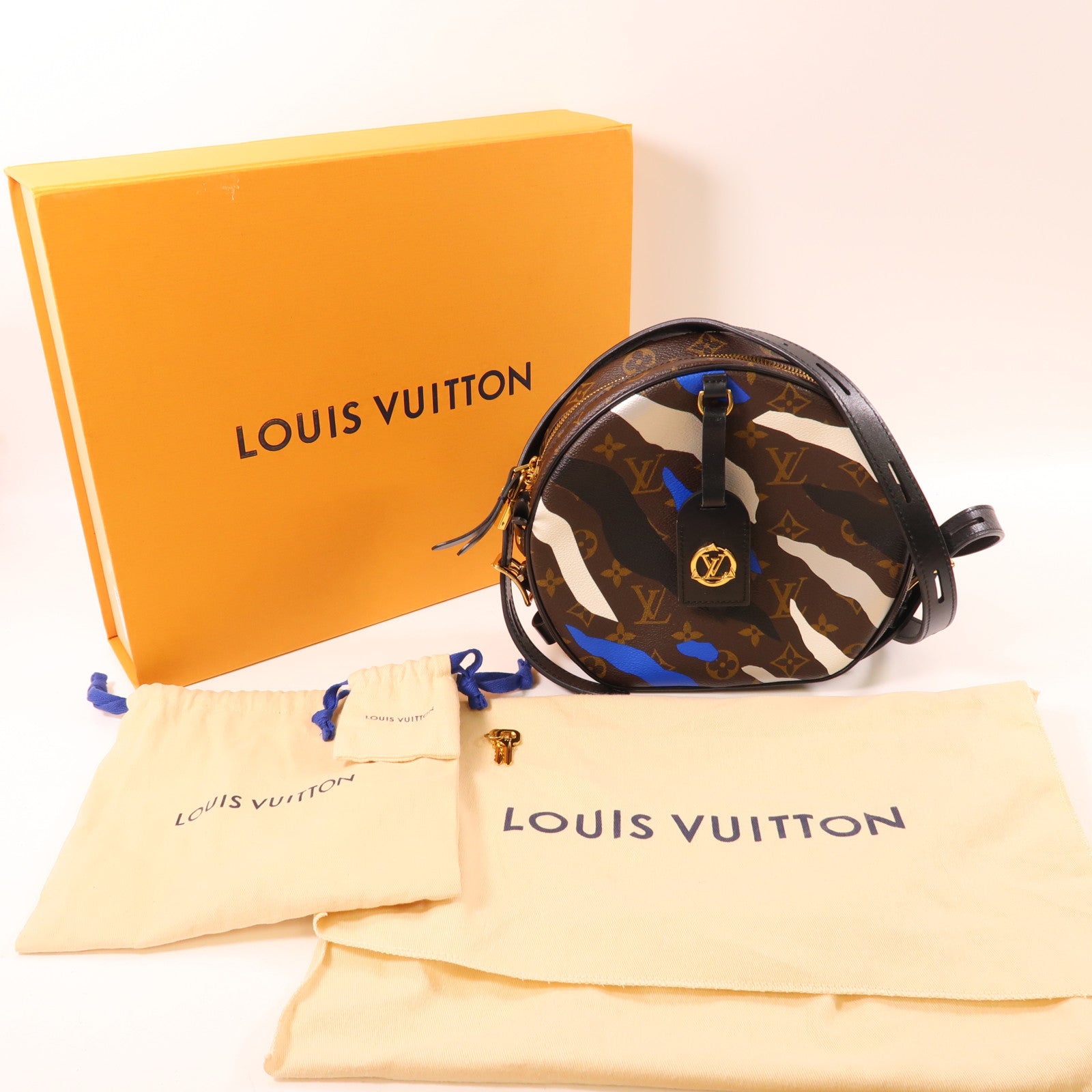 LOUIS VUITTON Monogram LV x LoL Boite Chapeau Souple金扣肩背袋